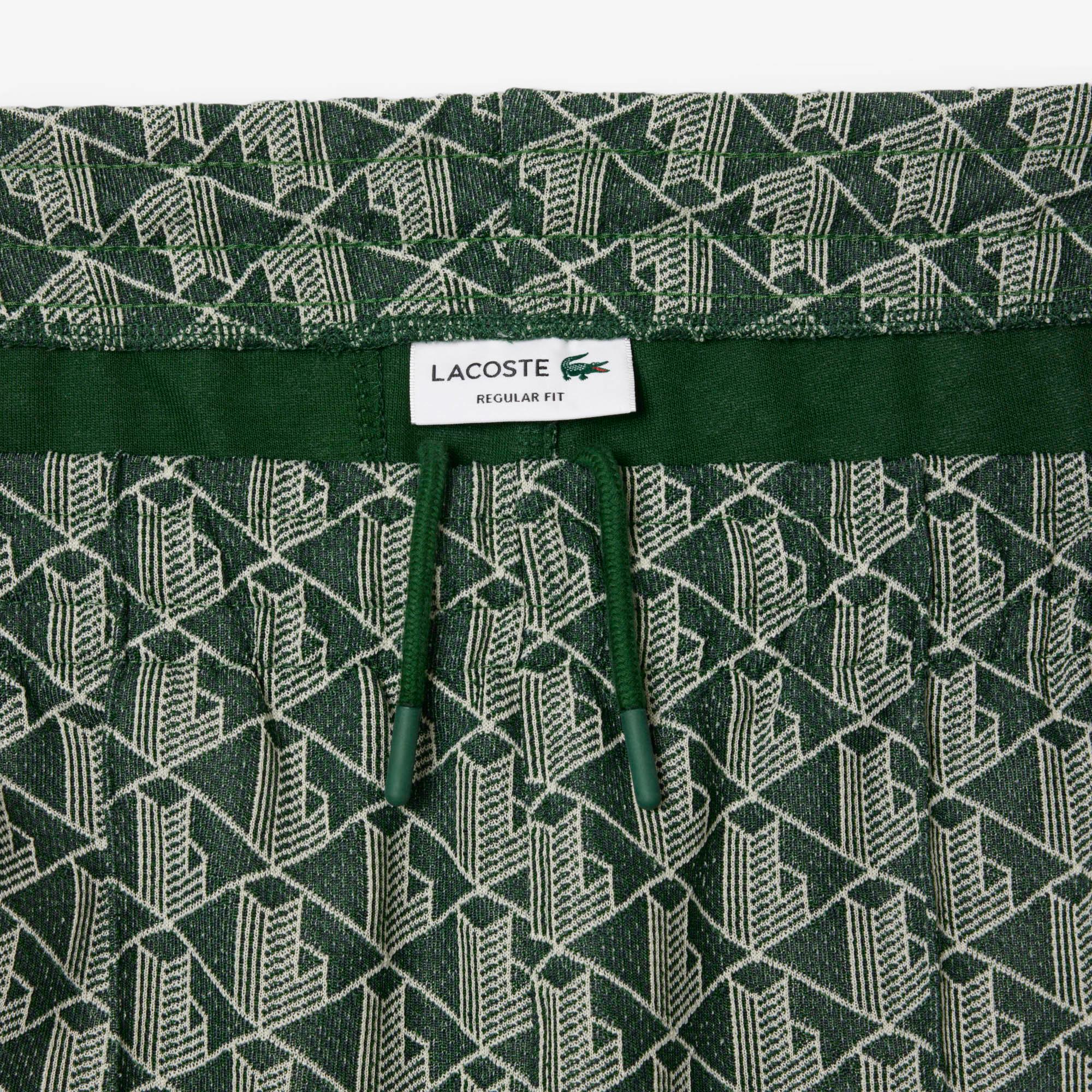 Lacoste Paris Erkek Regular Fit Monogram Yeşil Eşofman Altı