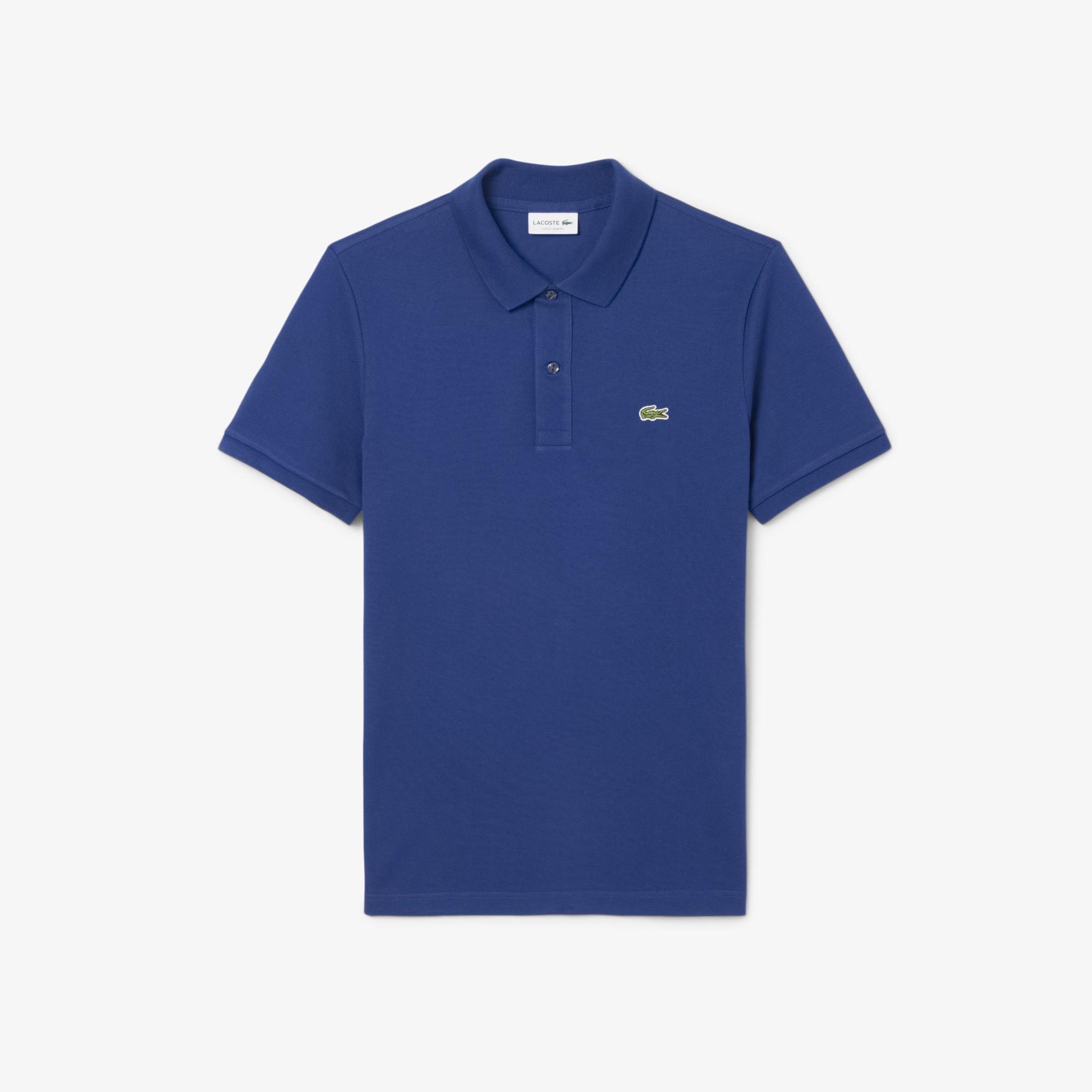 Lacoste L.12.12 Erkek Slim Fit Koyu Mavi Polo