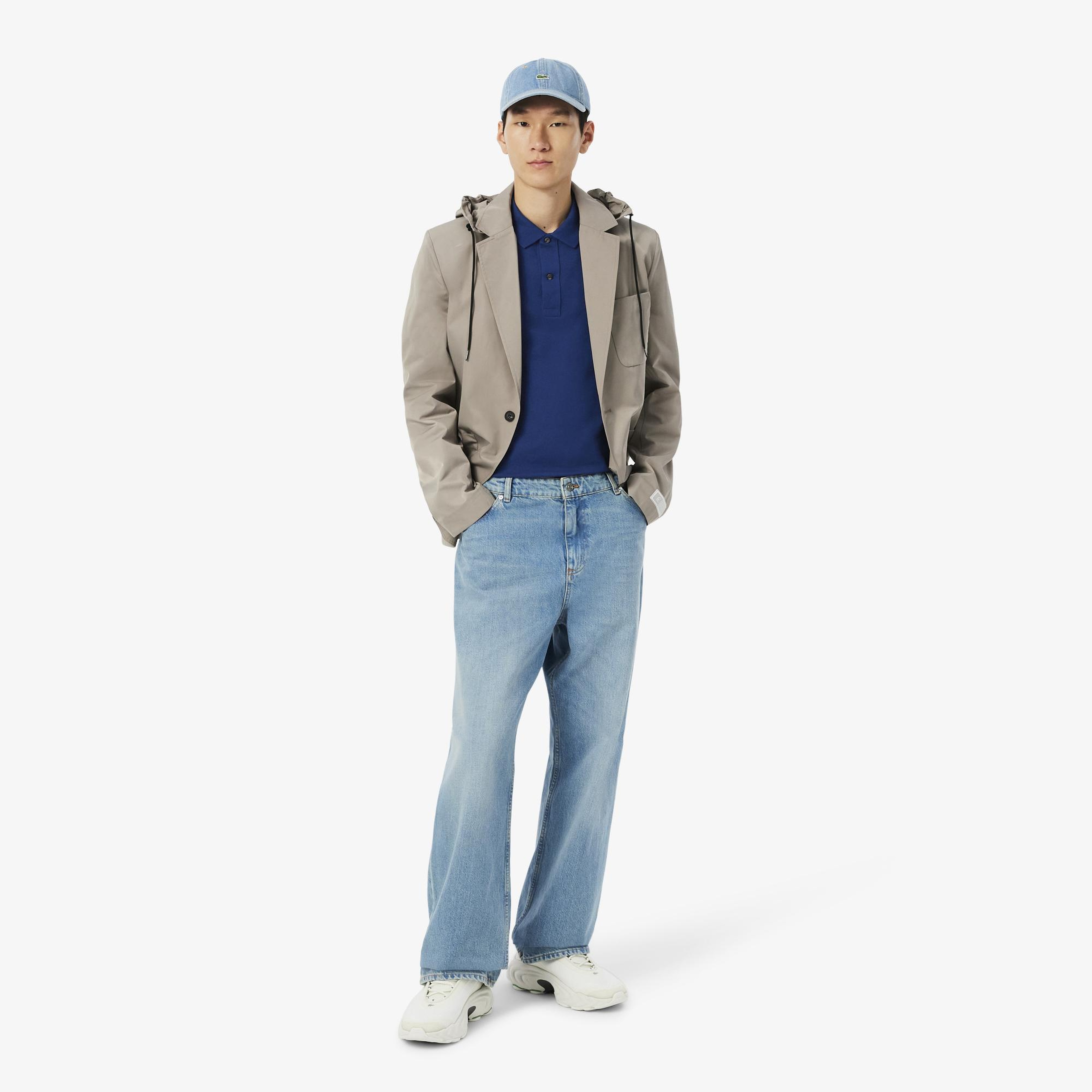 Lacoste L.12.12 Erkek Slim Fit Koyu Mavi Polo