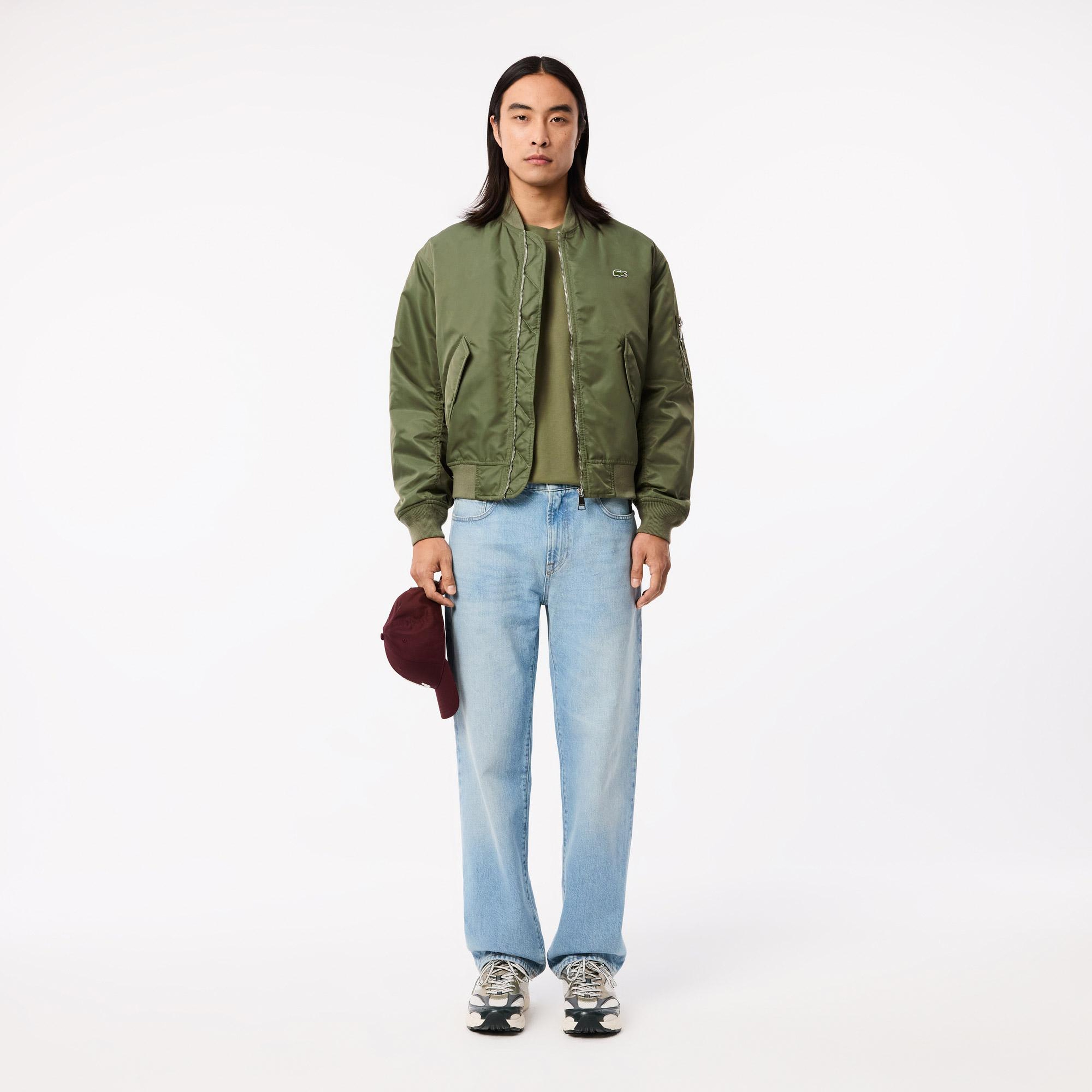 Lacoste Erkek Classic Fit Bisiklet Yaka Haki T-Shirt