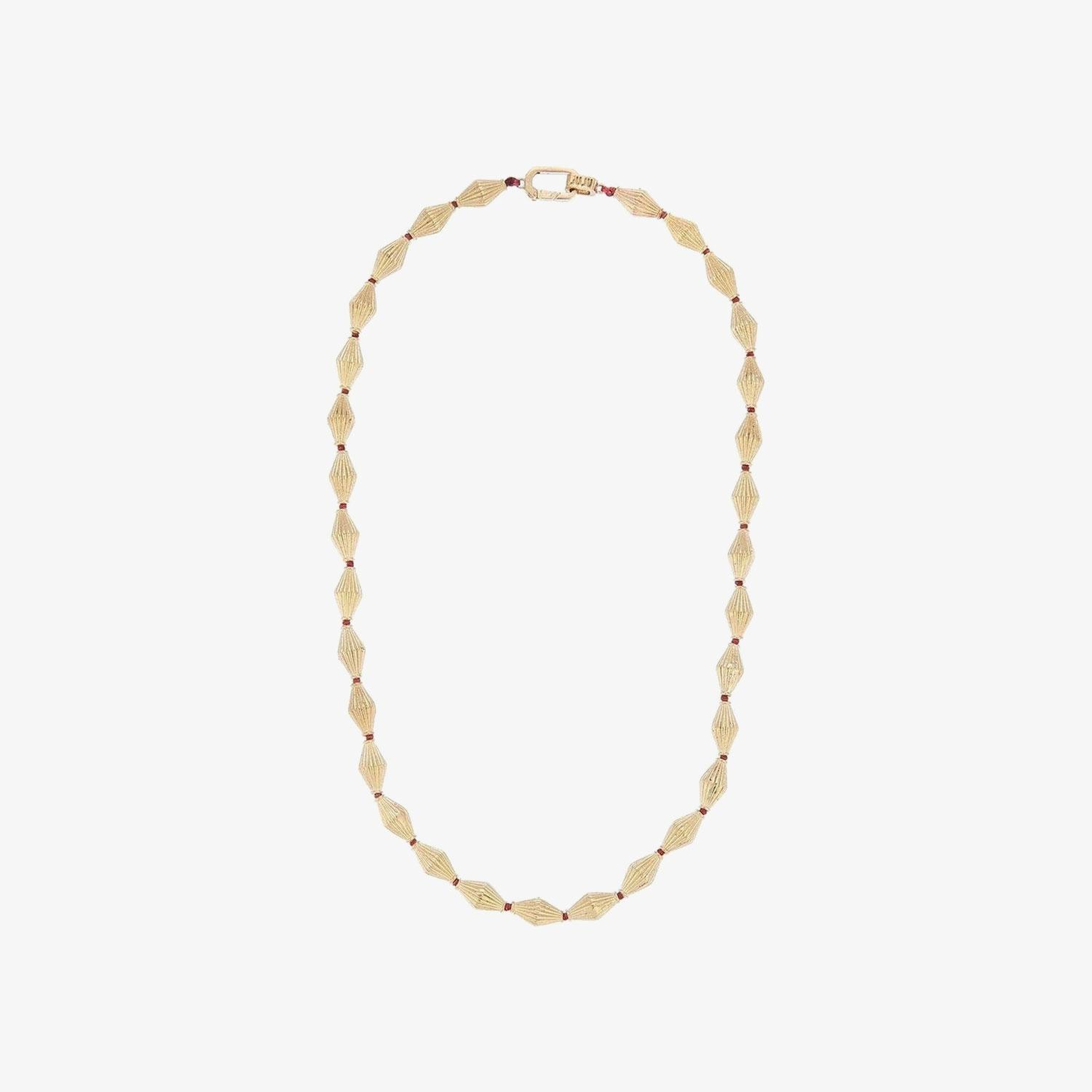 JUJU MOOD Striped Almond Kolye
