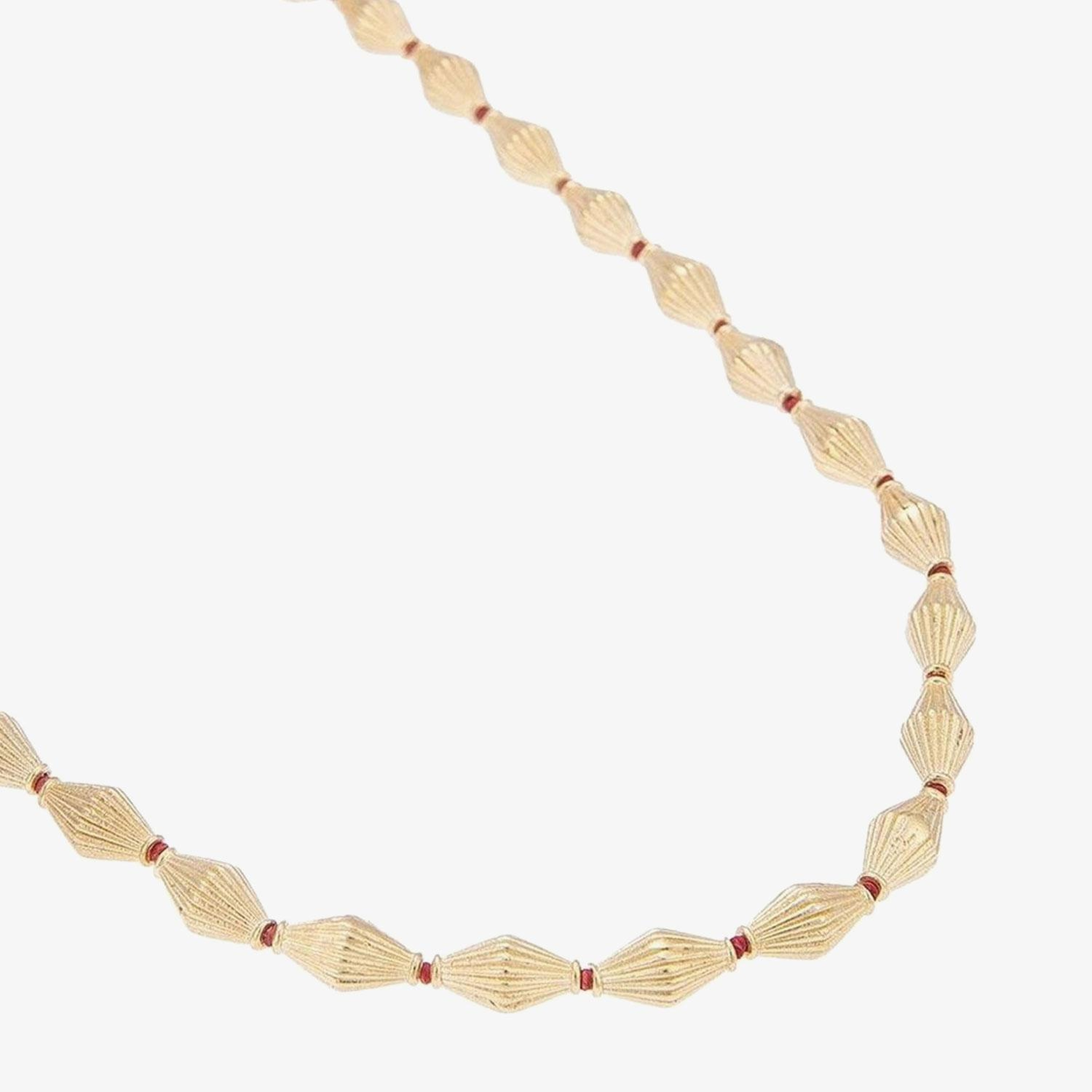 JUJU MOOD Striped Almond Kolye