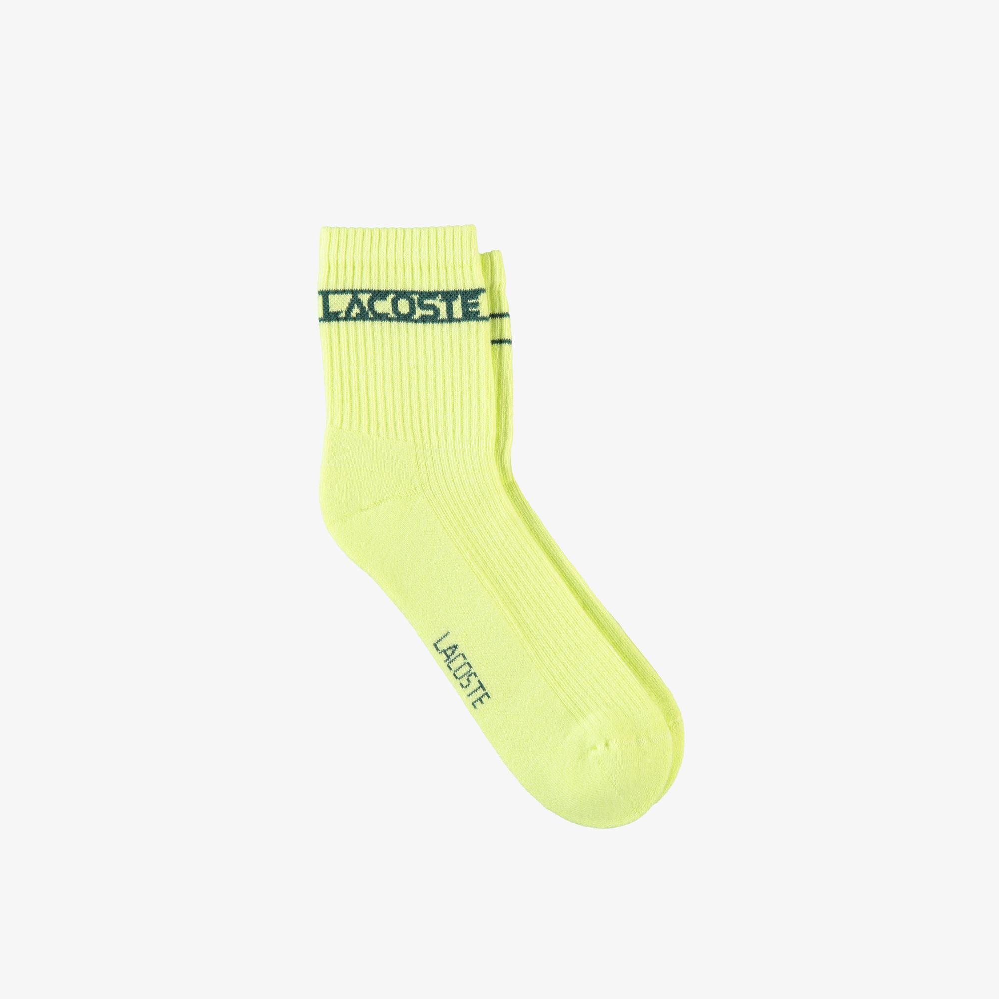 Unisex Sarı Çorap