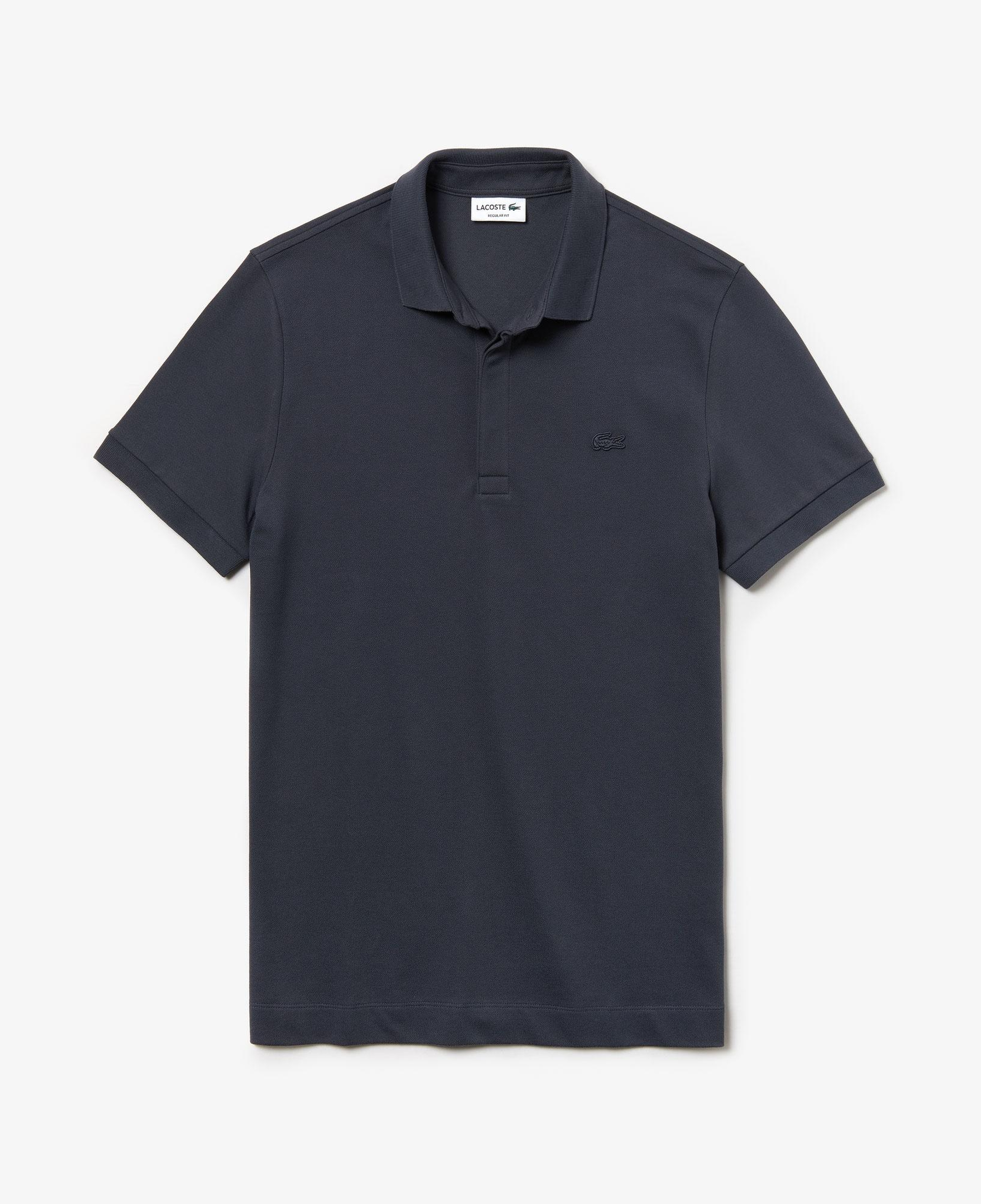 Erkek Regular Fit Polo Yaka Koyu Gri Paris Polo