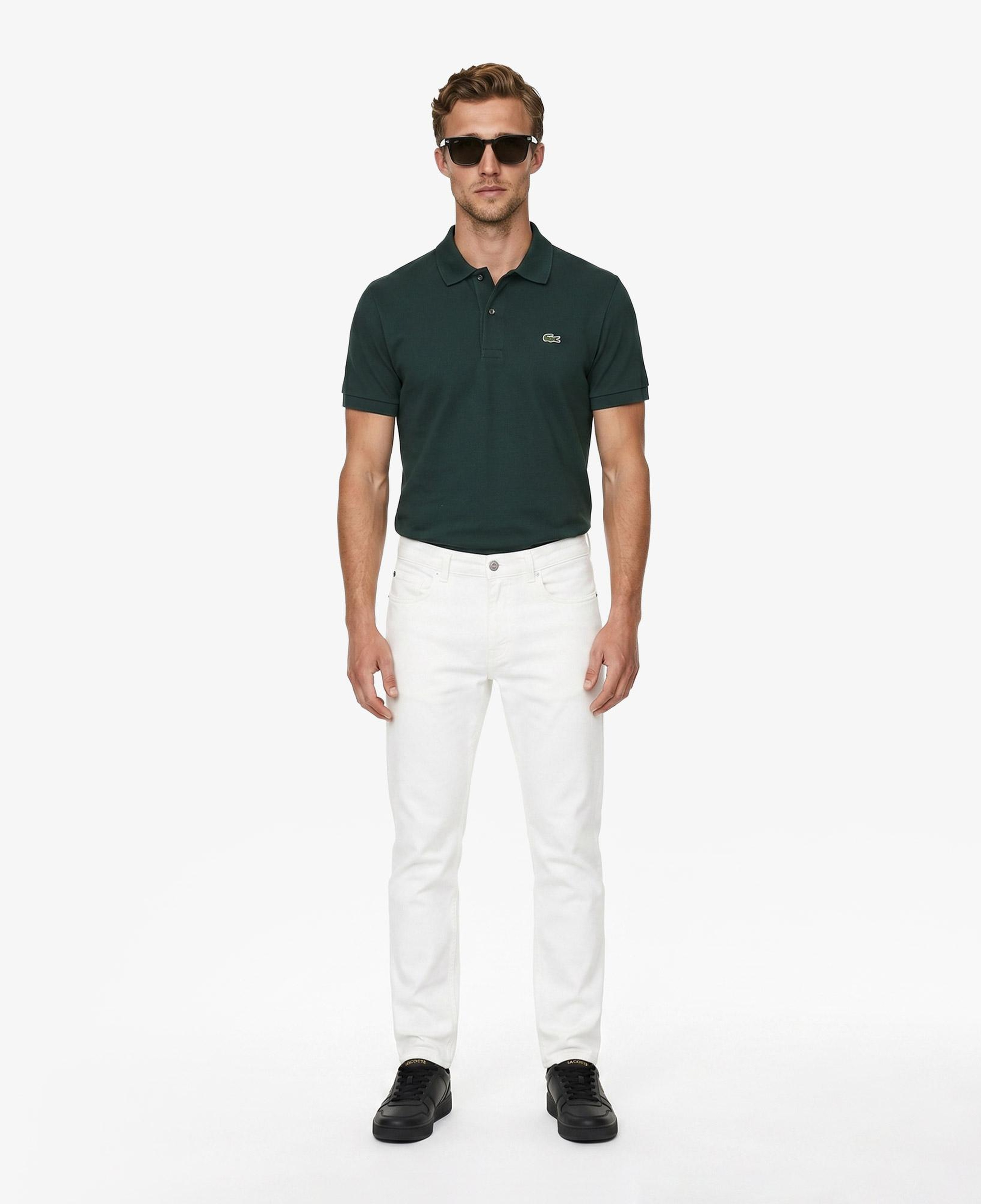 L.12.12 Light Erkek Classic Fit Yeşil Polo