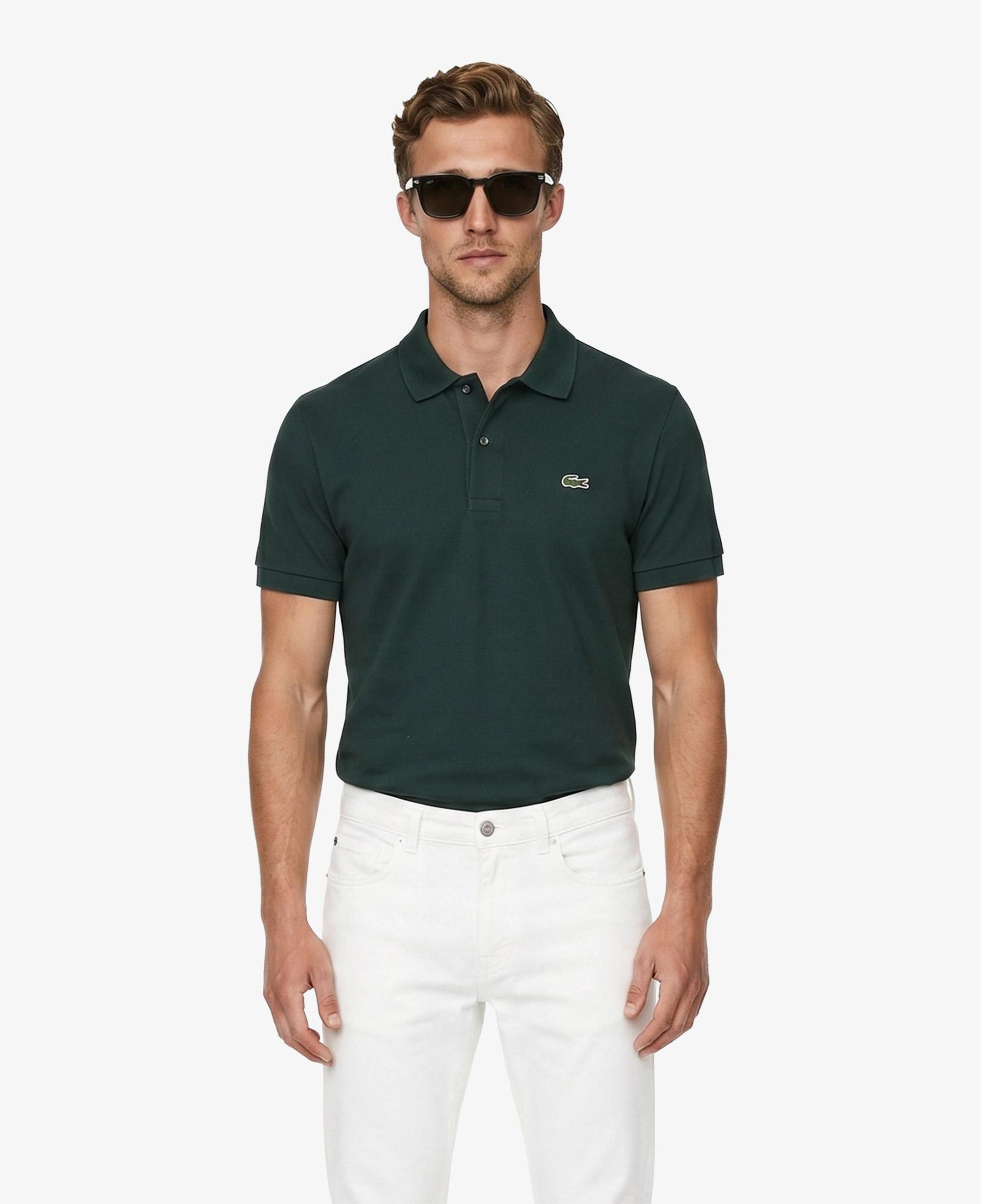 L.12.12 Light Erkek Classic Fit Yeşil Polo