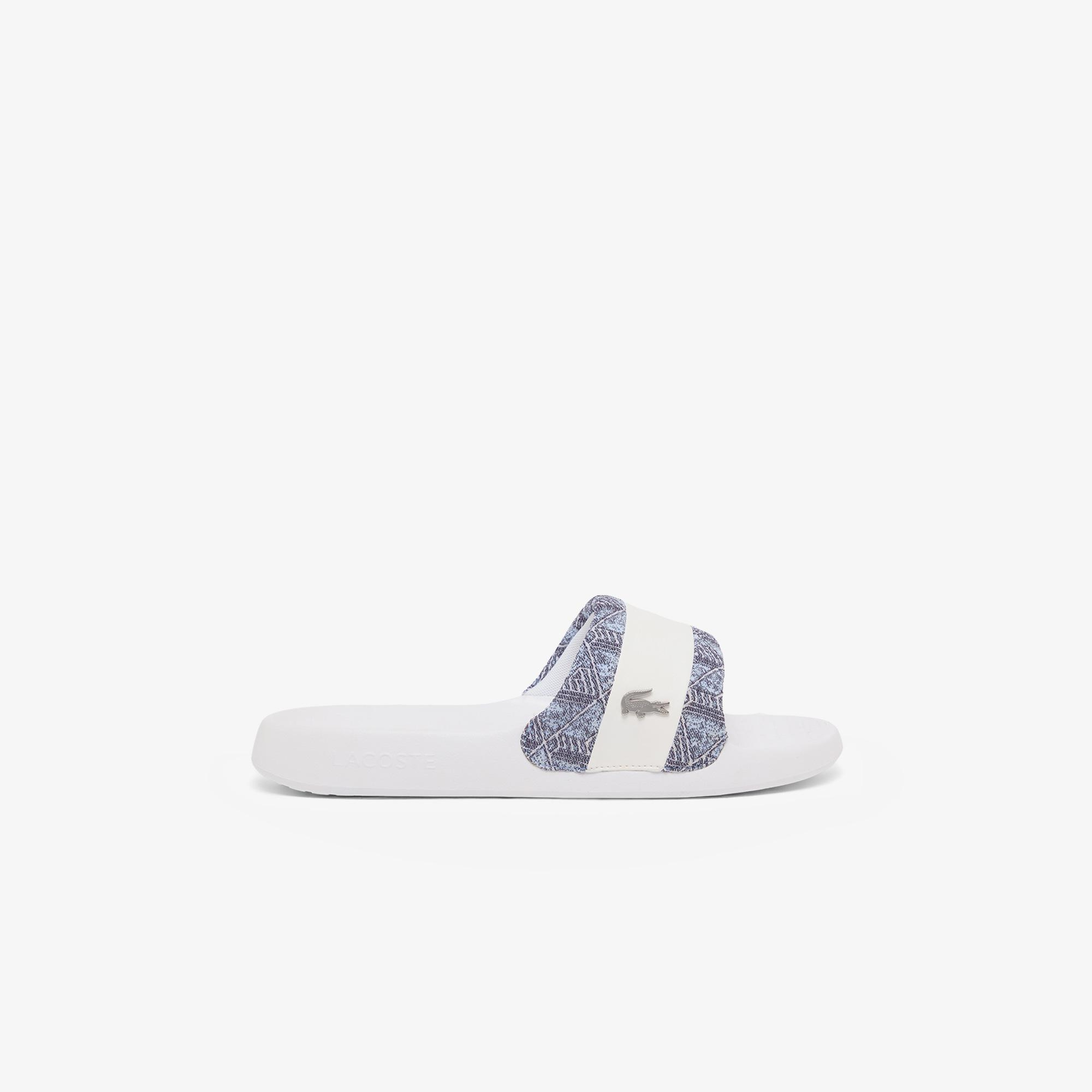 Lacoste Serve Slide Hybrid Erkek Beyaz Terlik