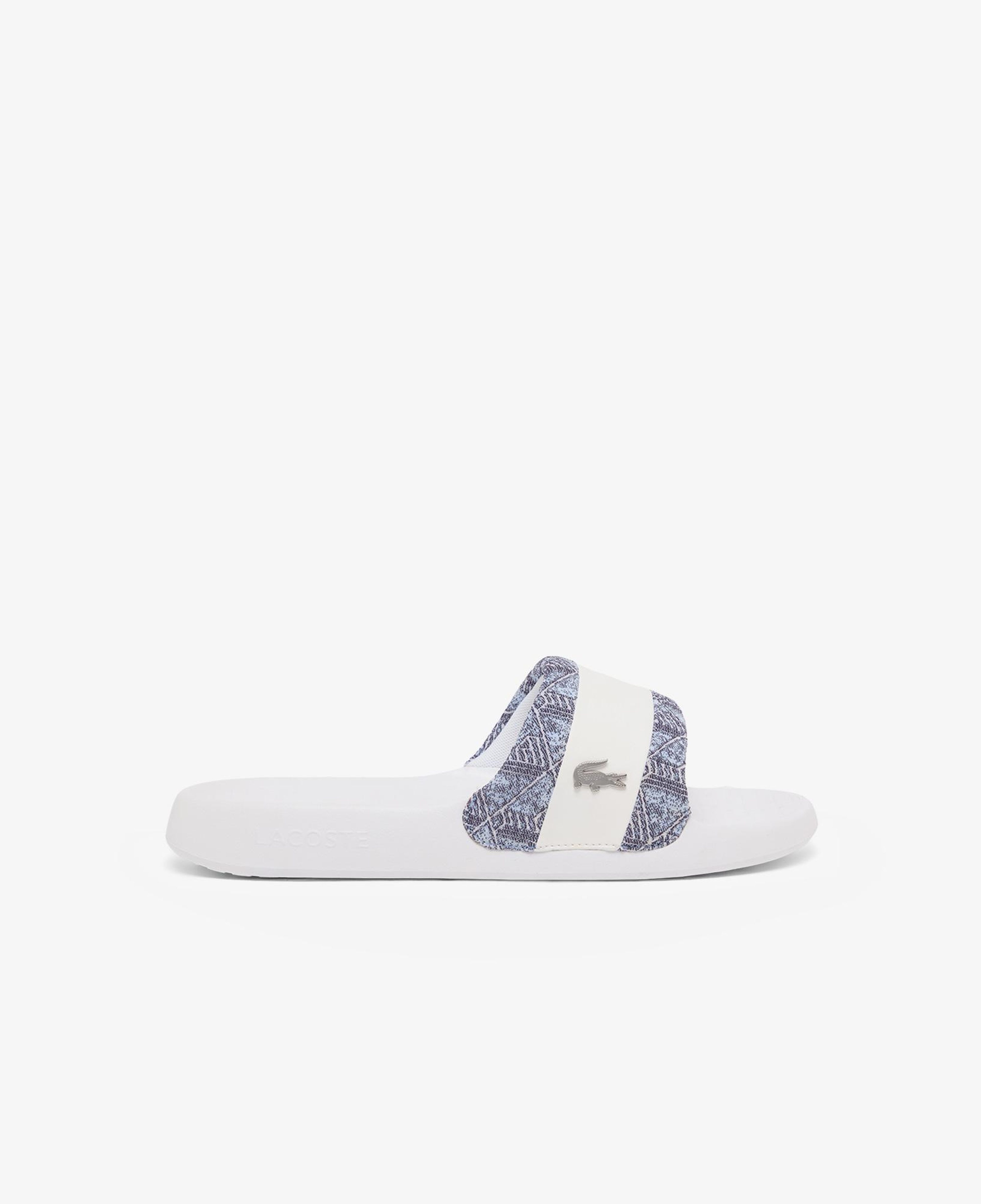 Lacoste Serve Slide Hybrid Erkek Beyaz Terlik