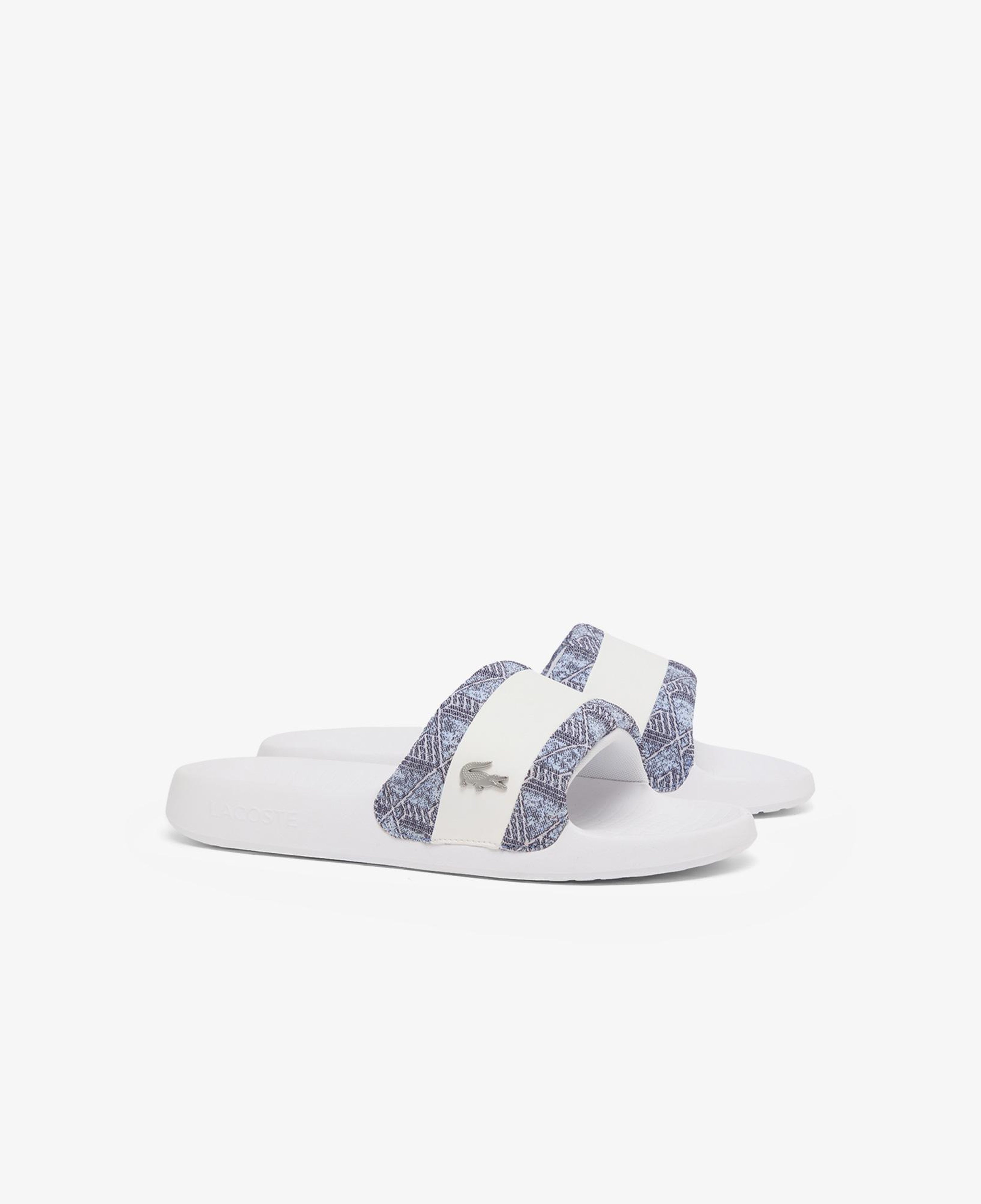 Lacoste Serve Slide Hybrid Erkek Beyaz Terlik