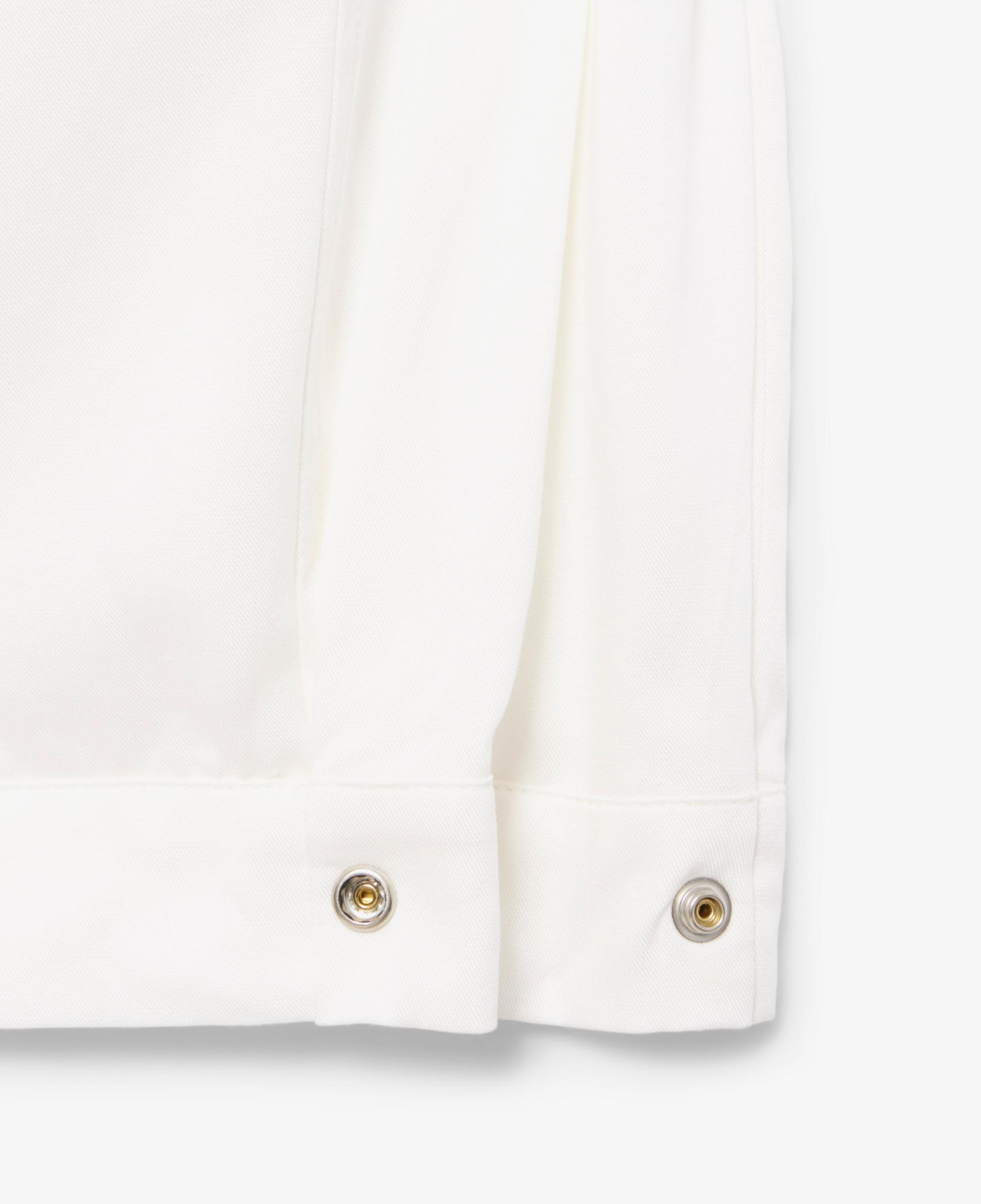 Kadın Oversize Fit Beyaz Pantolon