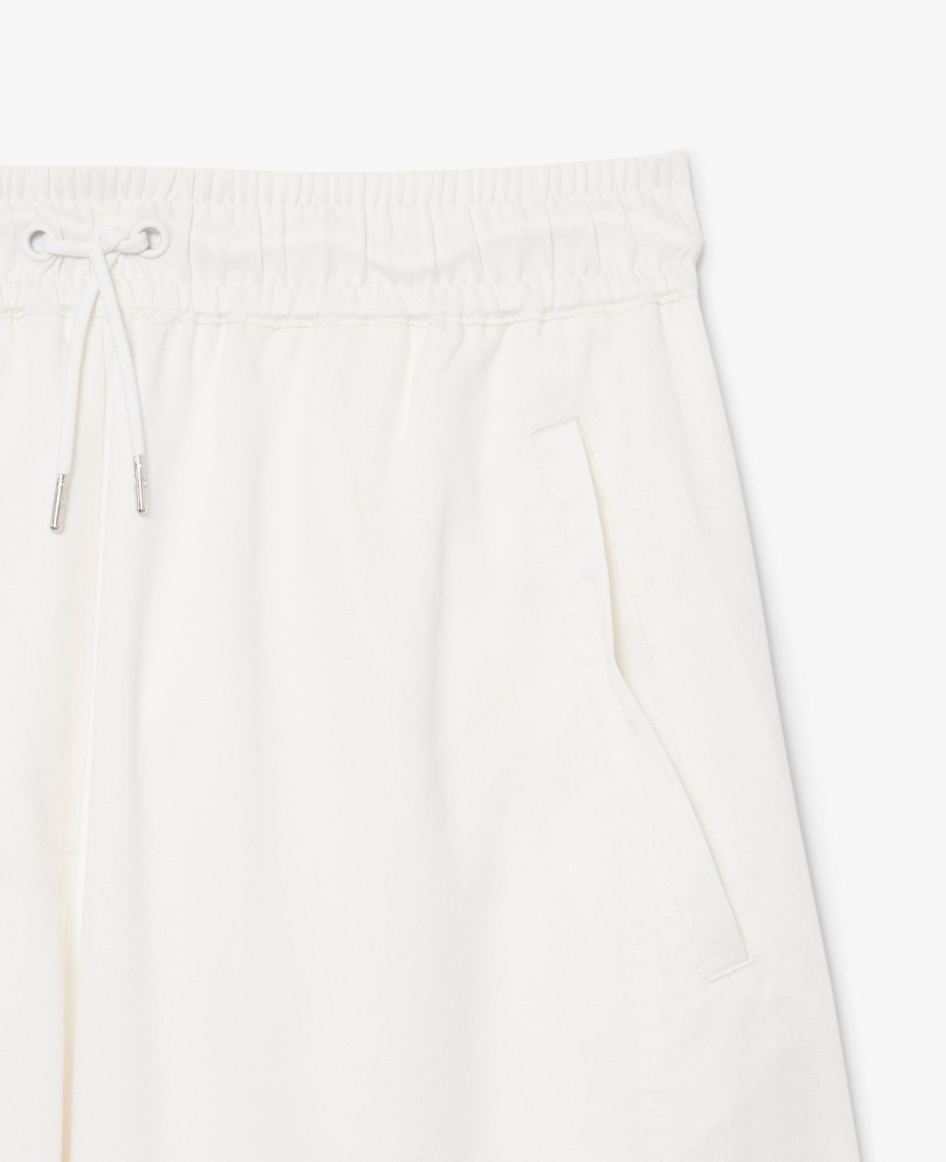 Kadın Oversize Fit Beyaz Pantolon