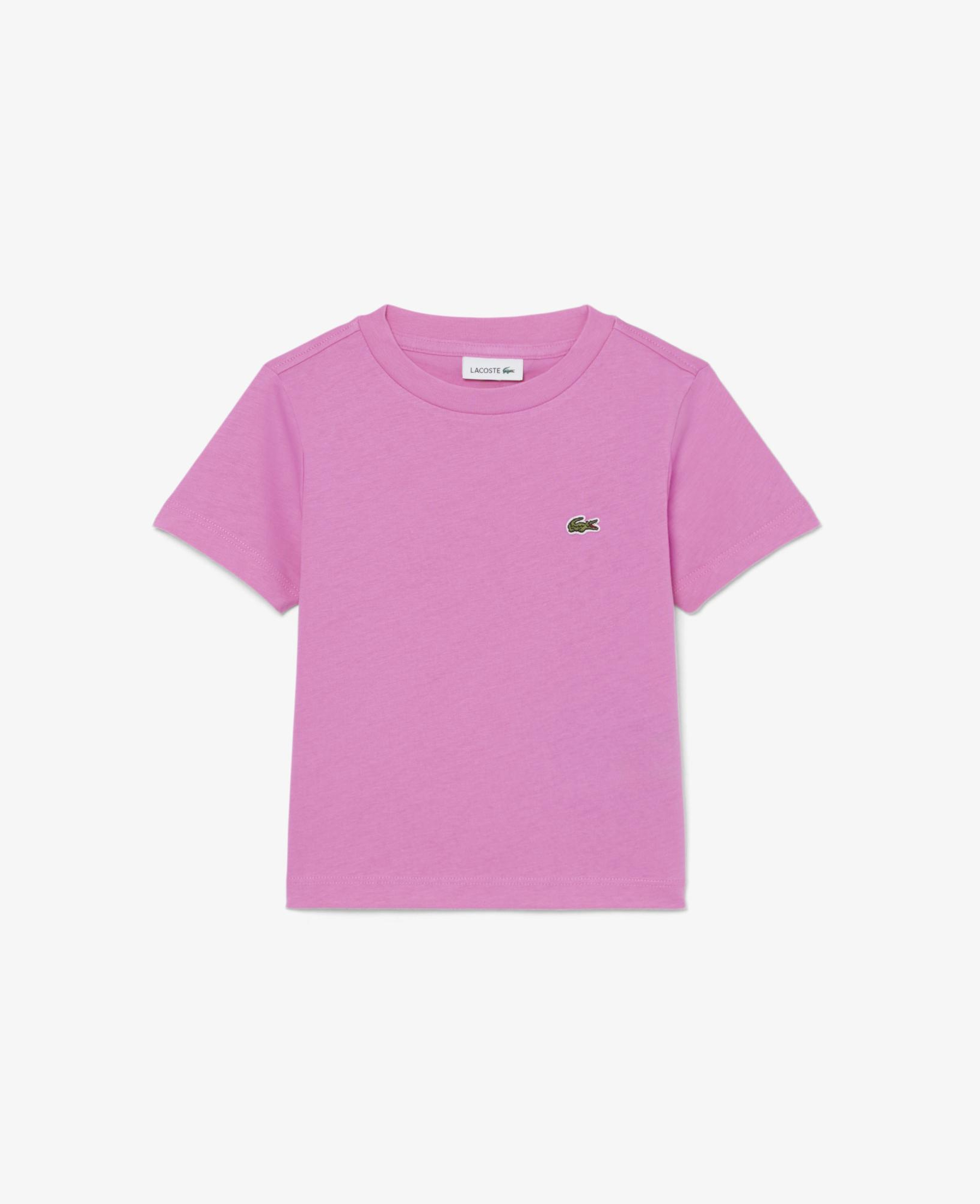 Çocuk Bisiklet Yaka Pembe T-Shirt