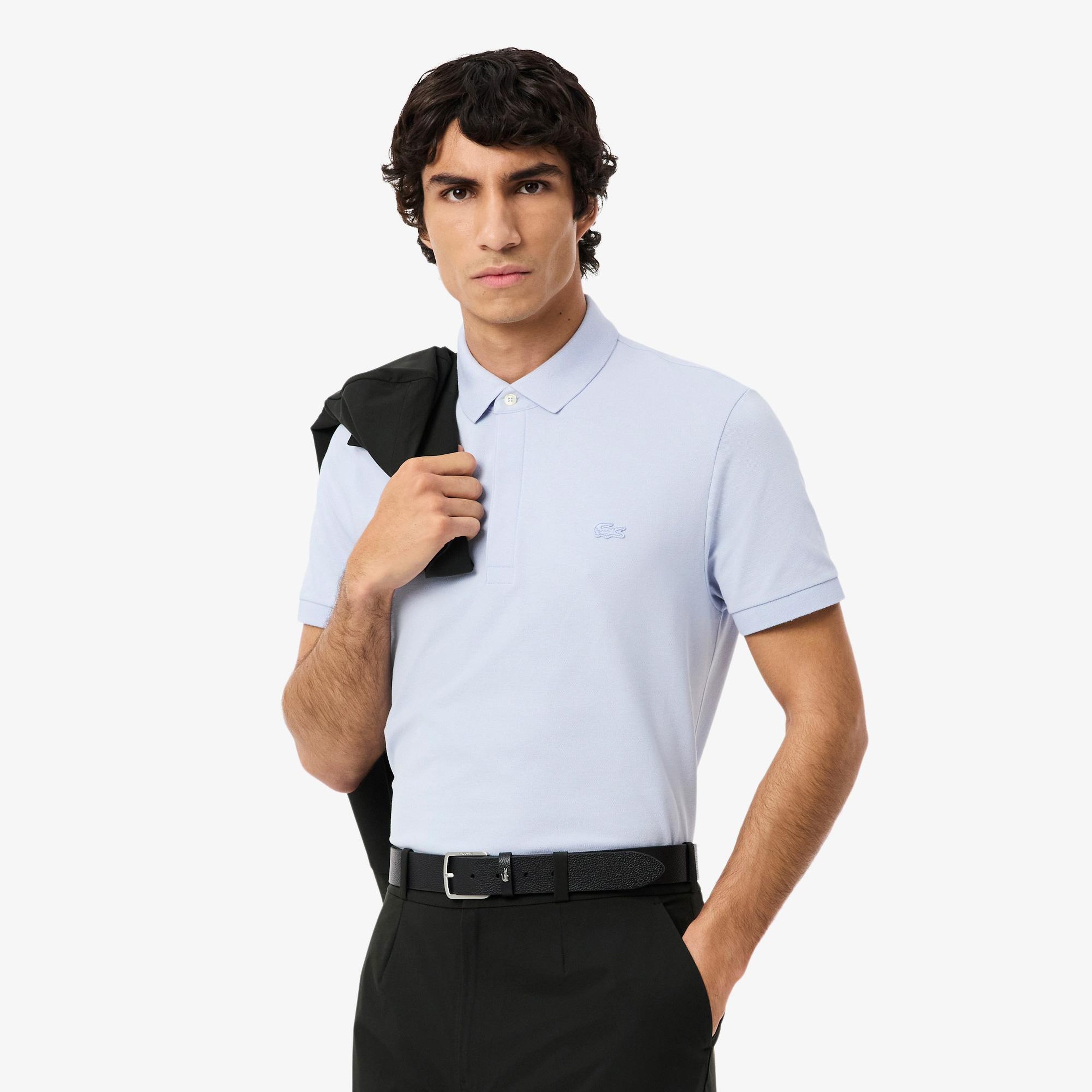 Erkek Regular Fit Mavi Paris Polo