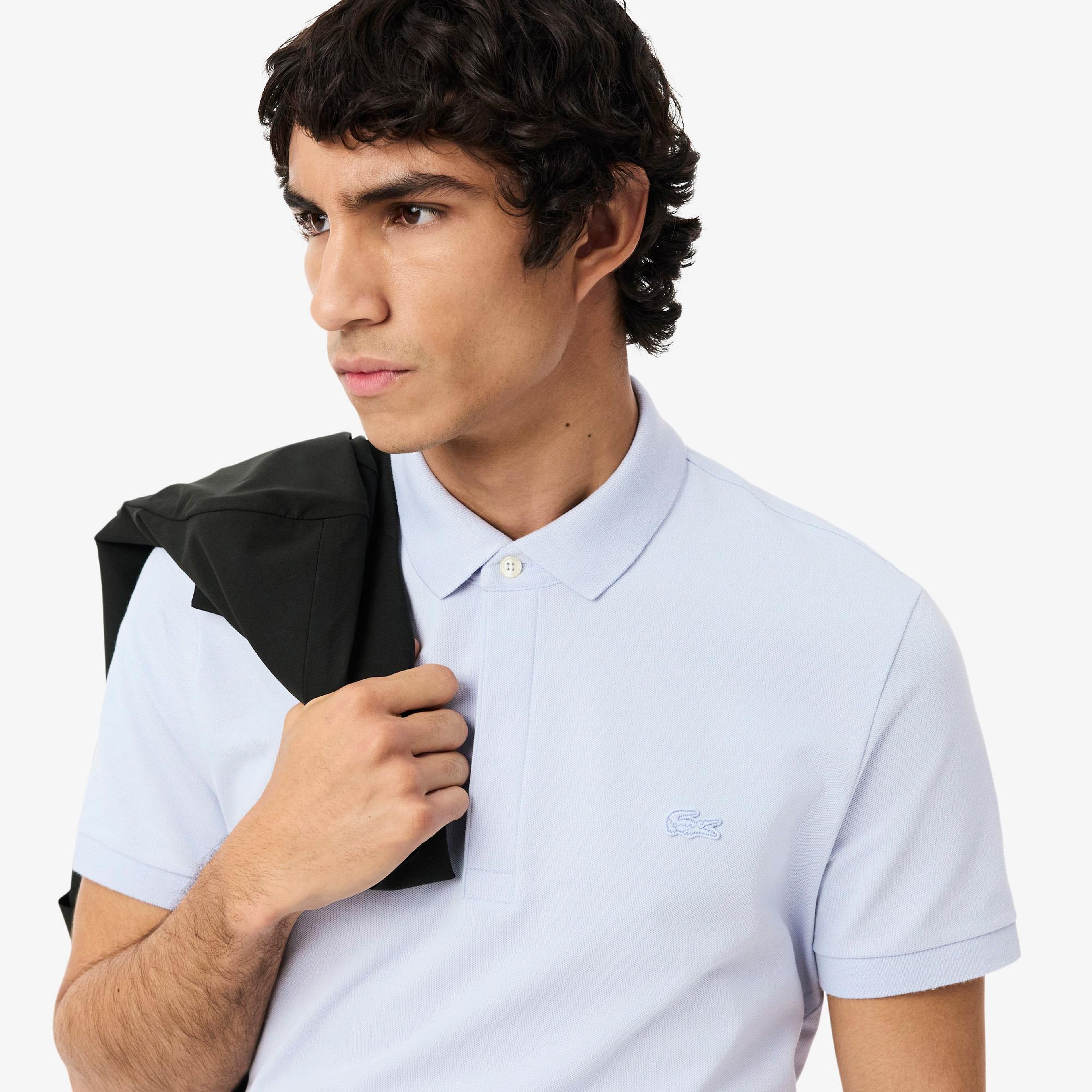 Erkek Regular Fit Mavi Paris Polo