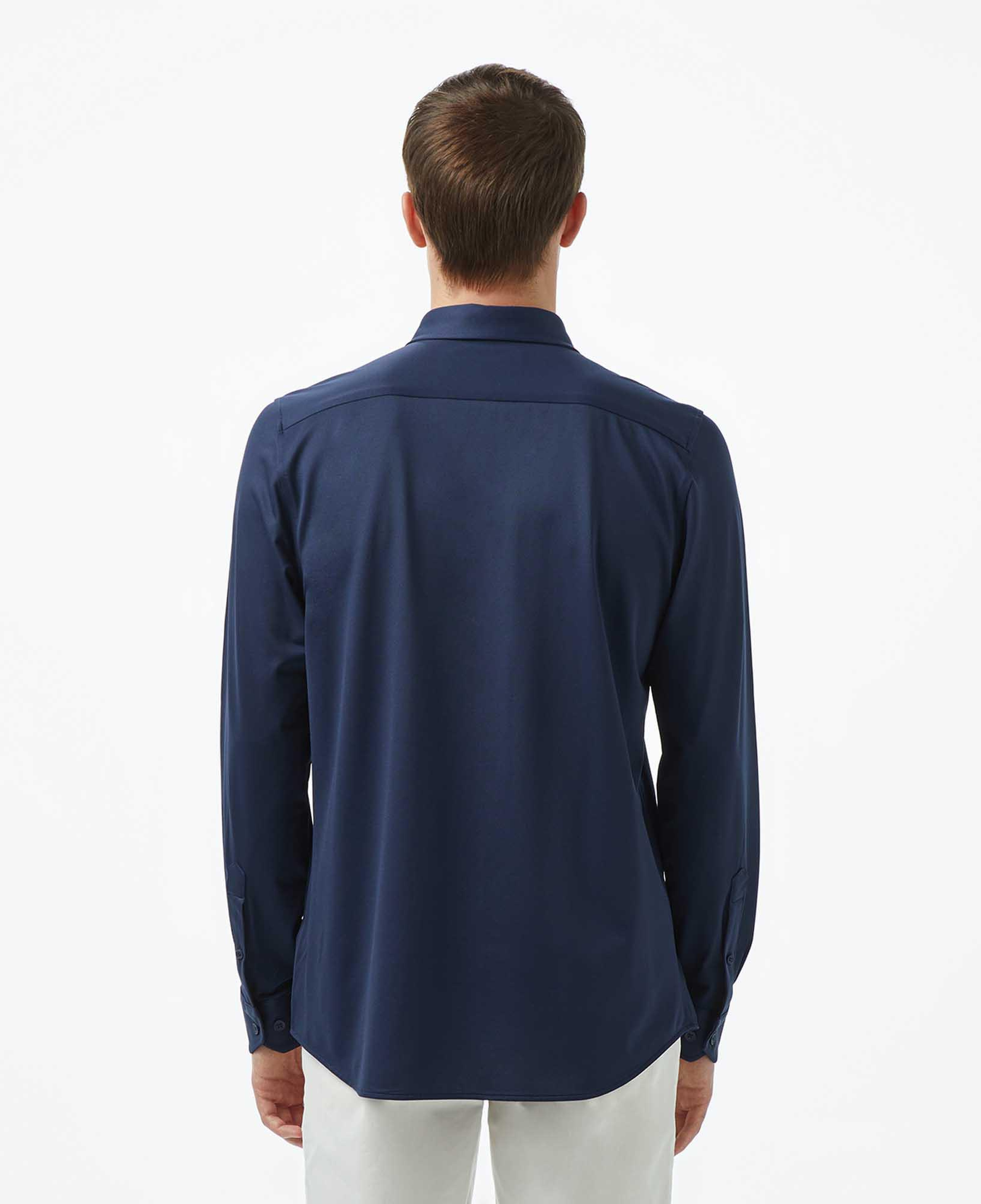 Erkek Slim Fit Lacivert Gömlek