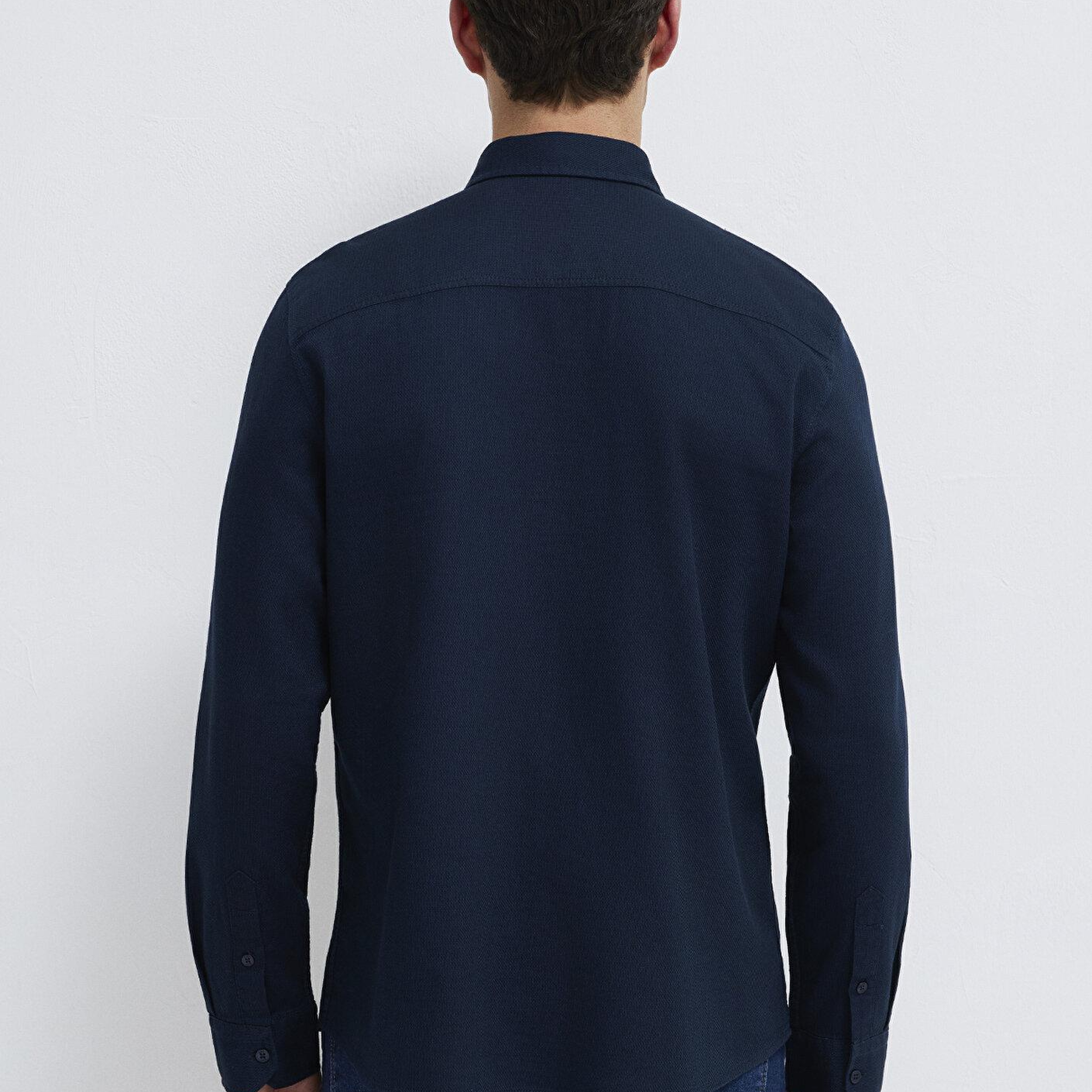 Mavi Lacivert Gömlek Slim Fit / Dar Kesim 0211656-80872