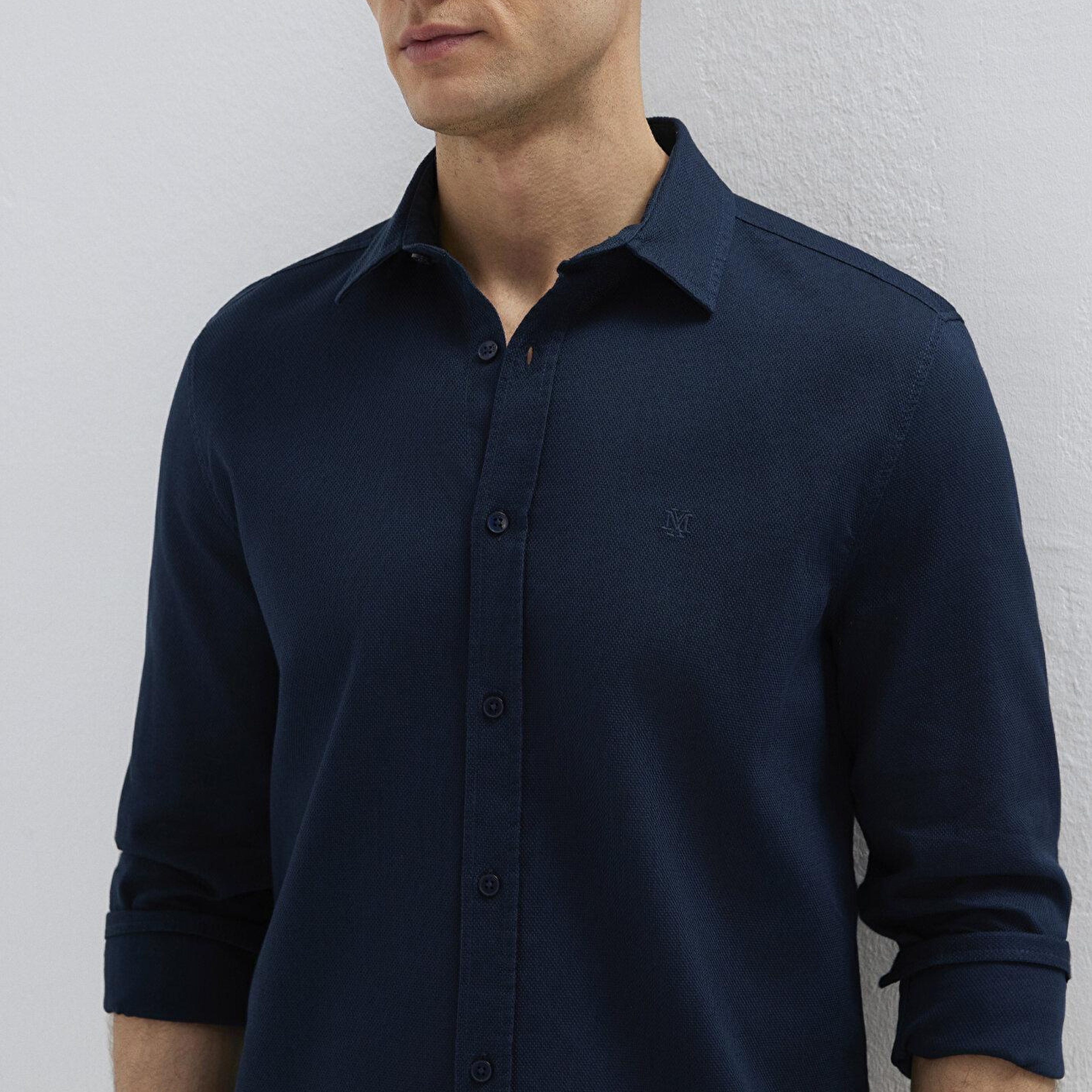 Mavi Lacivert Gömlek Slim Fit / Dar Kesim 0211656-80872