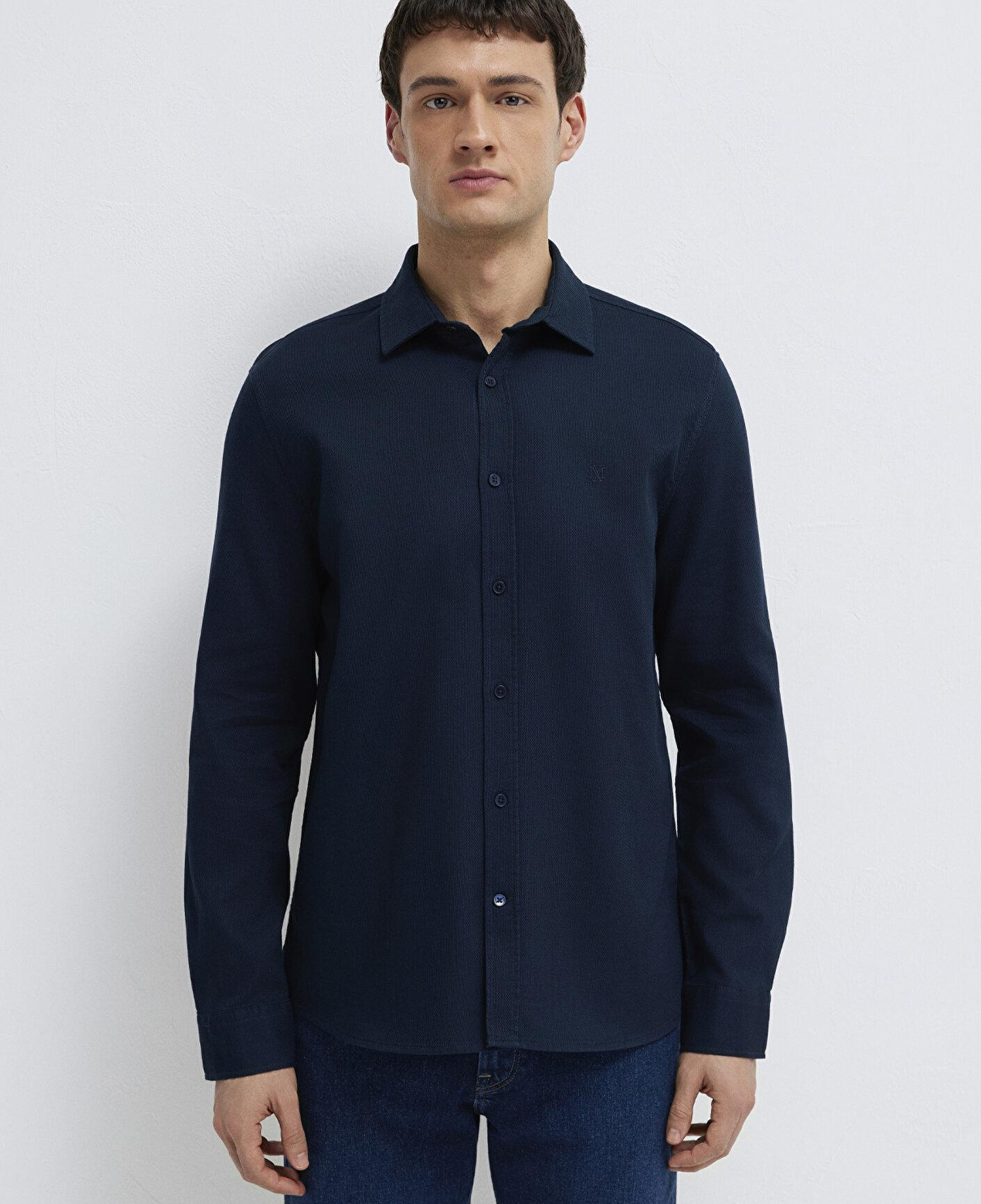 Mavi Lacivert Gömlek Slim Fit / Dar Kesim 0211656-80872