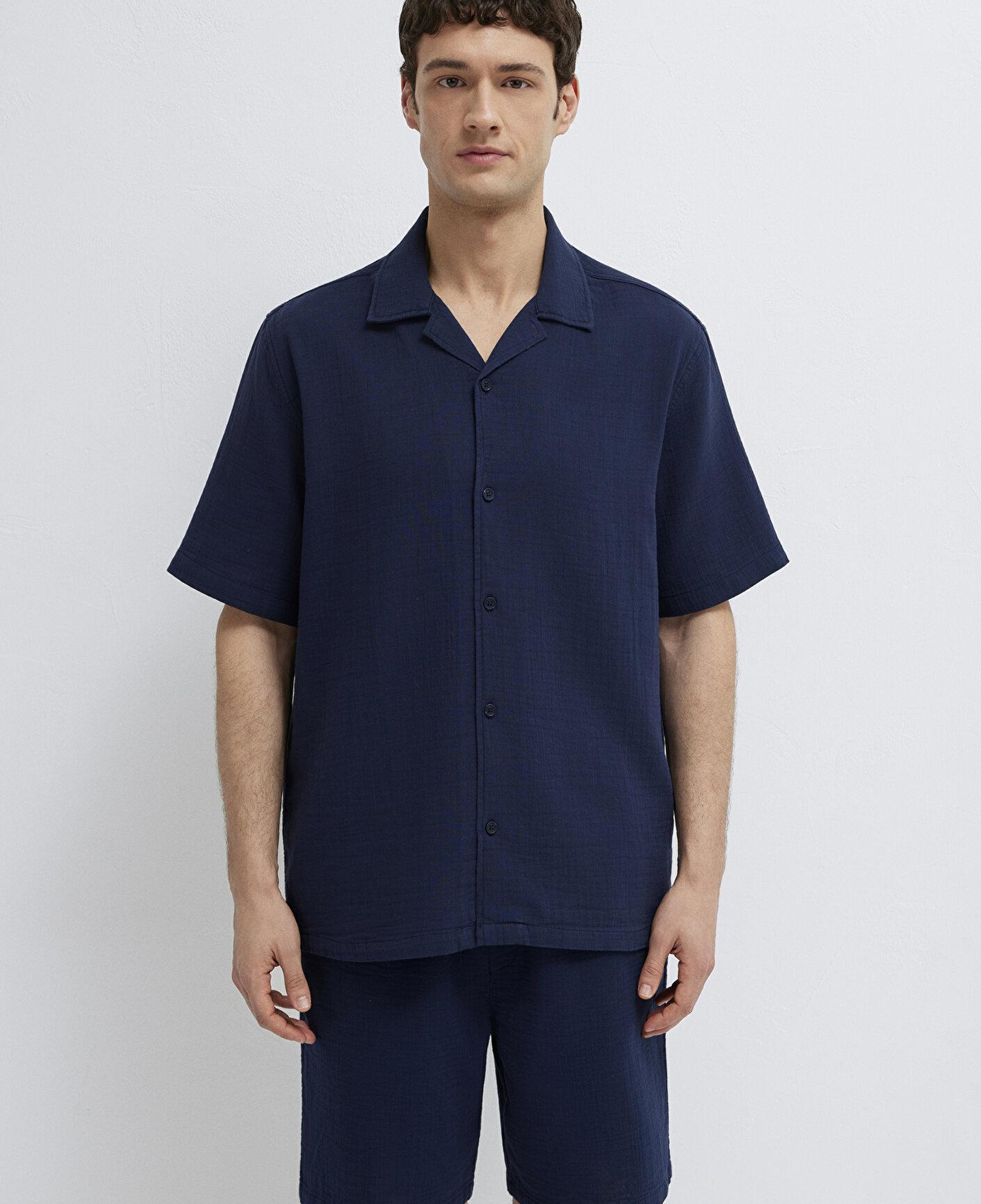Mavi Lacivert Gömlek Regular Fit / Normal Kesim 0211532-70497