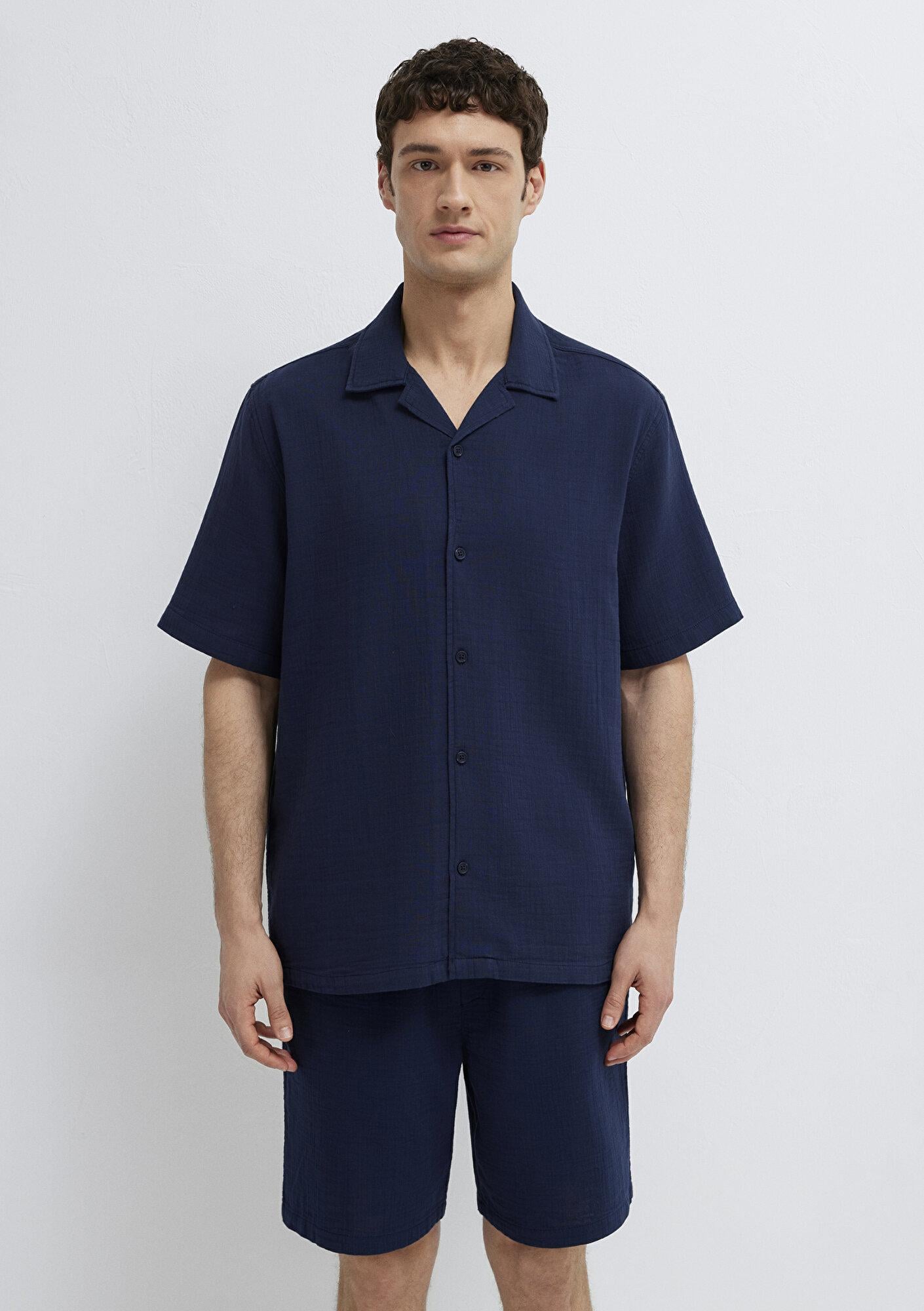 Mavi Lacivert Gömlek Regular Fit / Normal Kesim 0211532-70497
