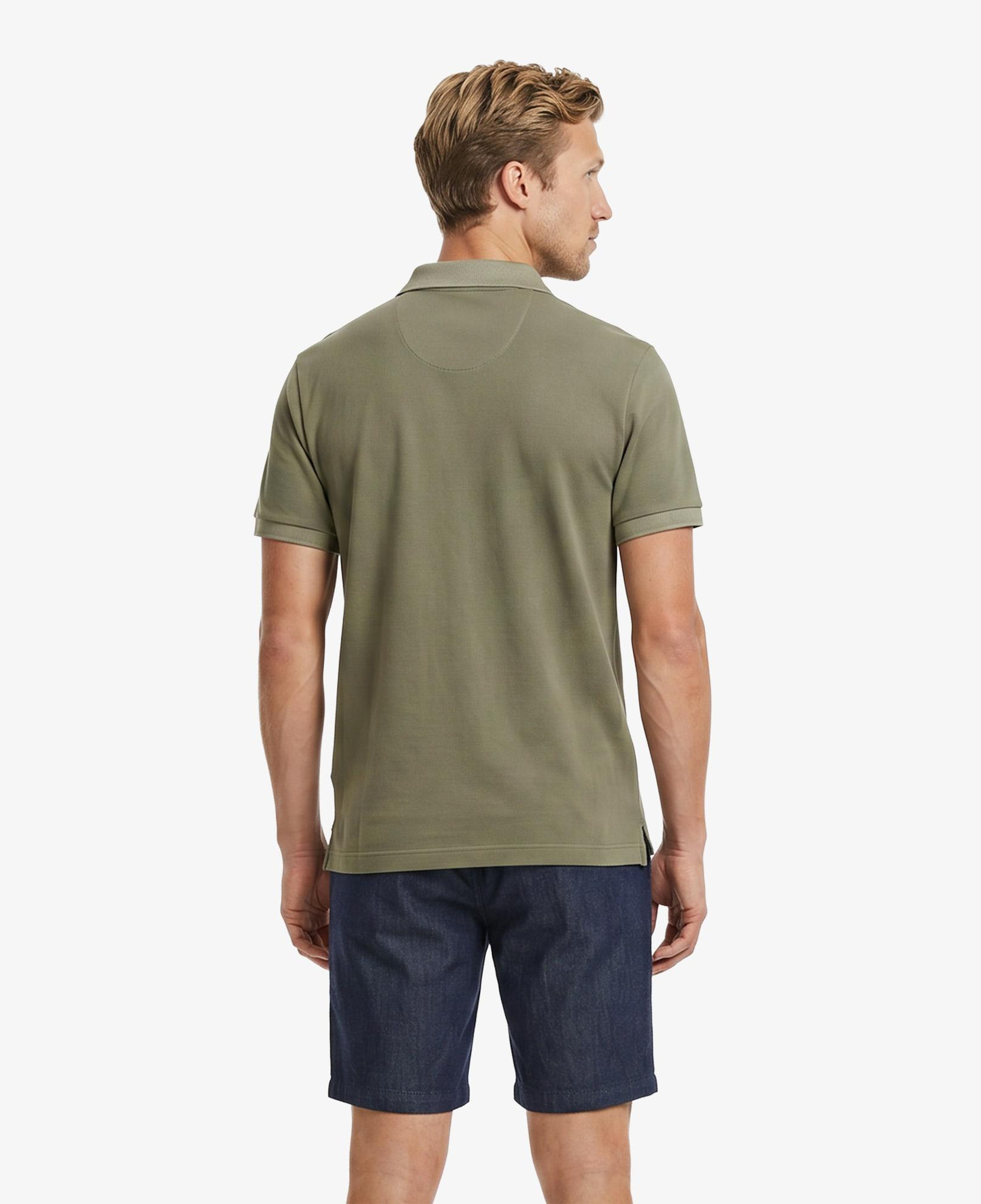 Erkek Relaxed Fit Haki Polo