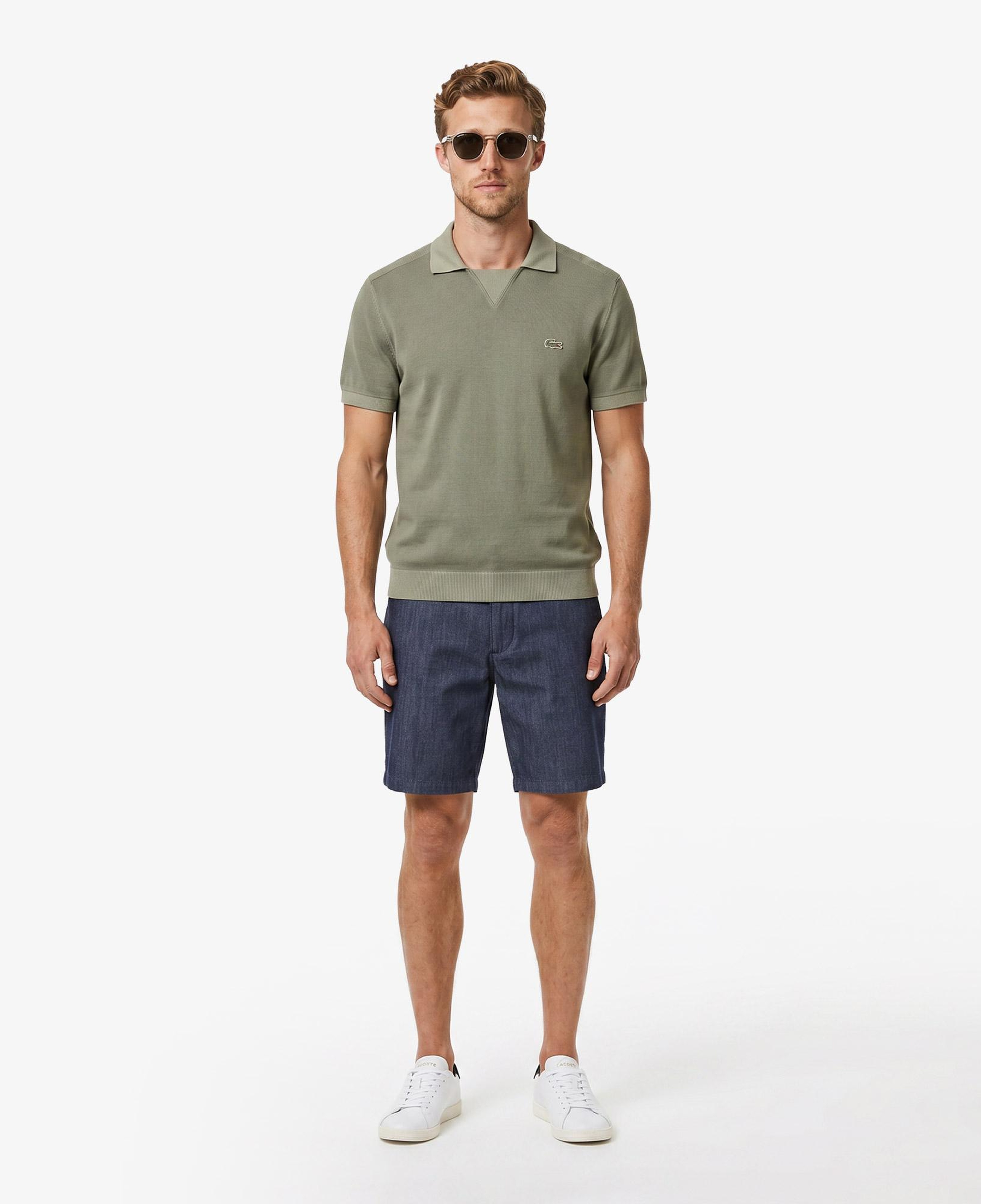Erkek Relaxed Fit Haki Polo