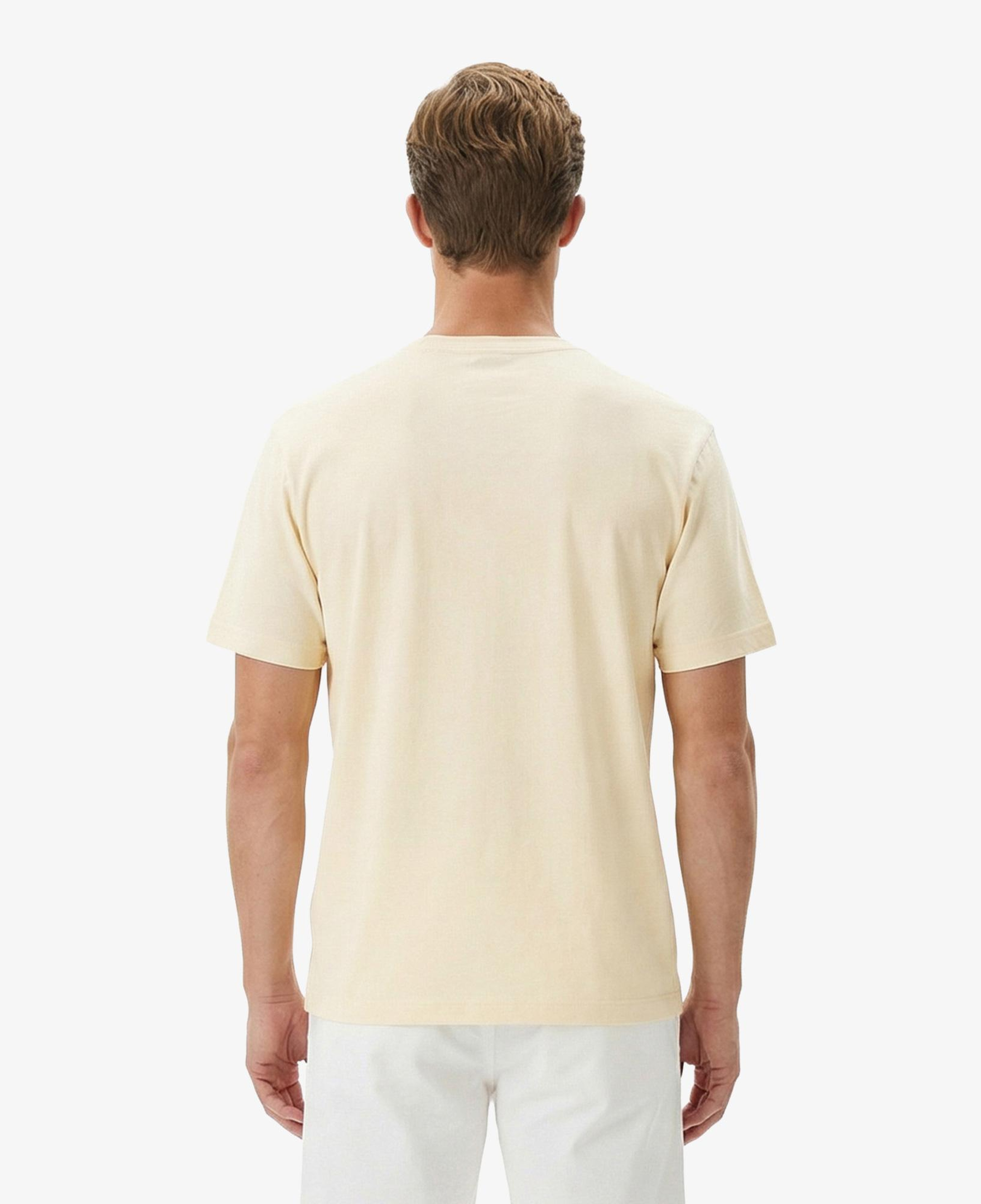 Lacoste Erkek Regular Fit Bisiklet Yaka Bej T-Shirt