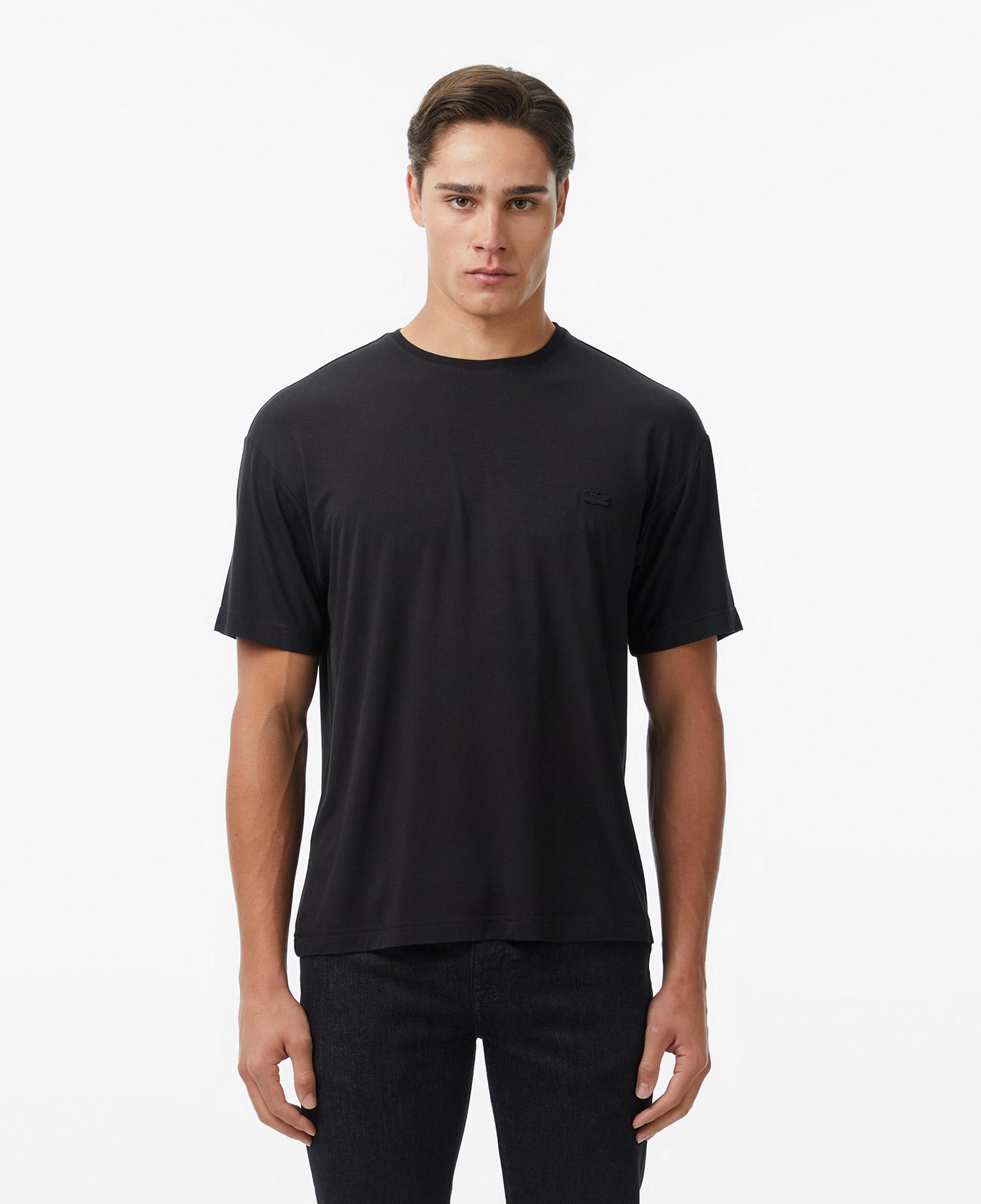 Erkek Regular Fit Bisiklet Yaka Siyah T-Shirt