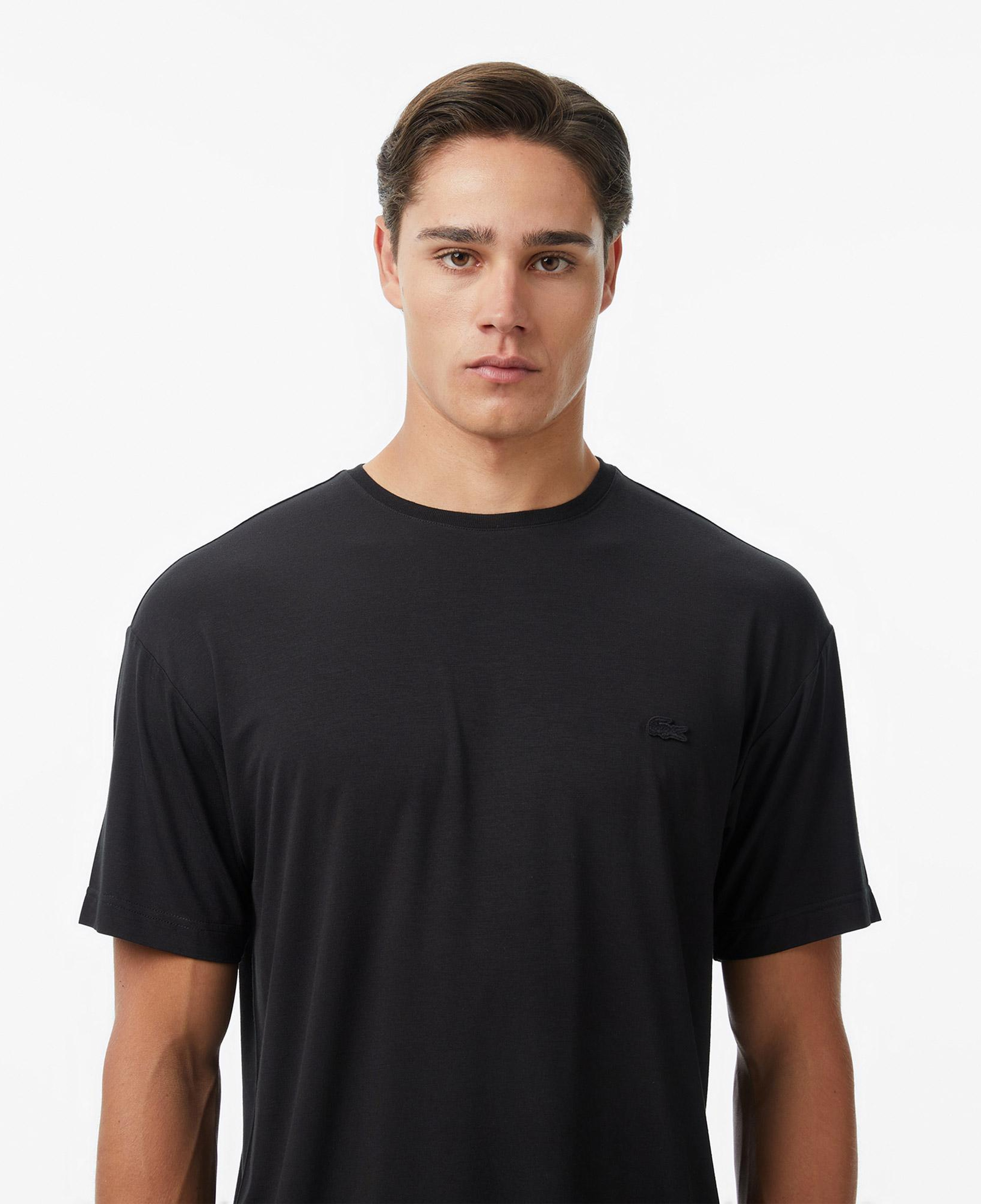 Erkek Regular Fit Bisiklet Yaka Siyah T-Shirt