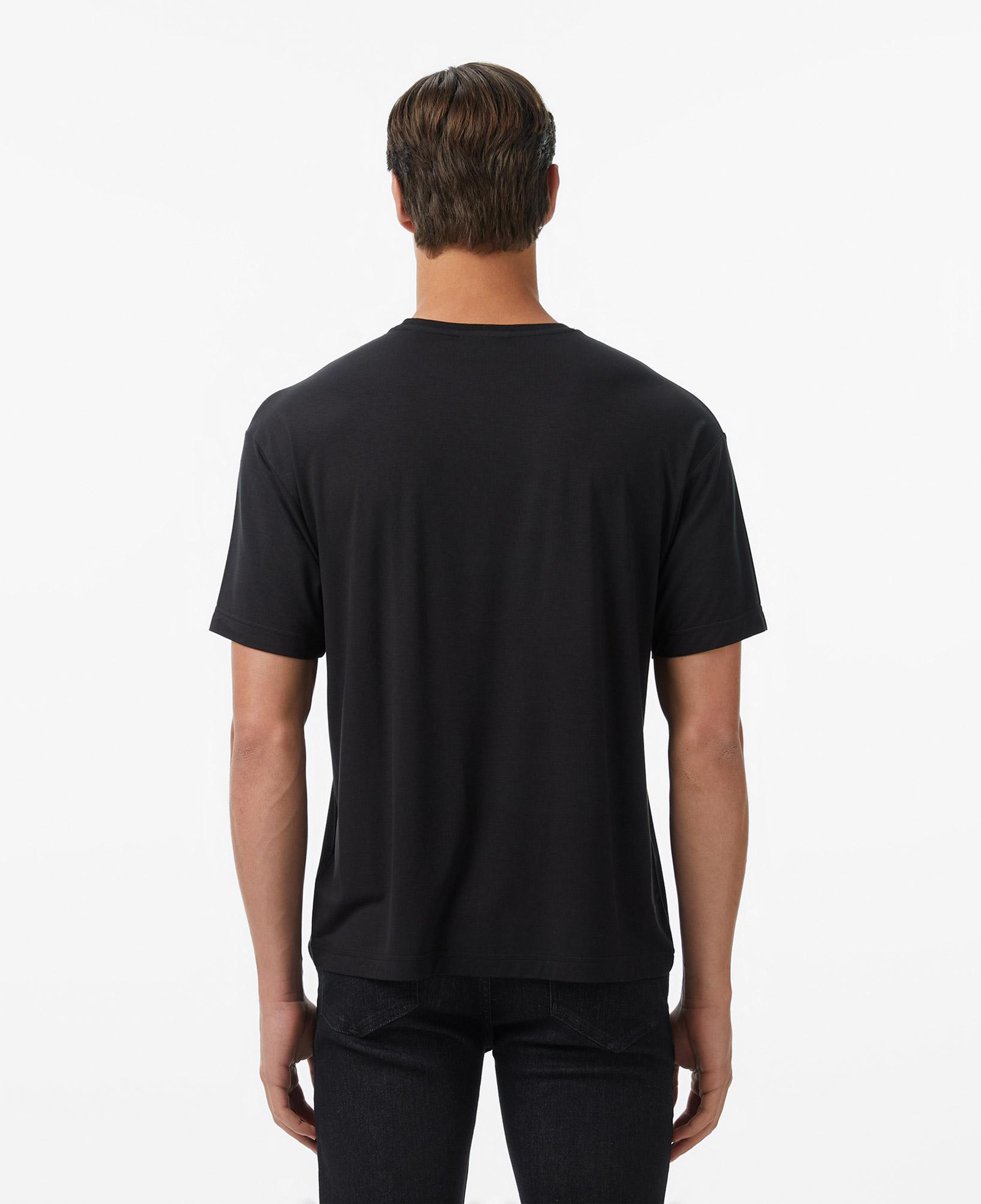 Erkek Regular Fit Bisiklet Yaka Siyah T-Shirt