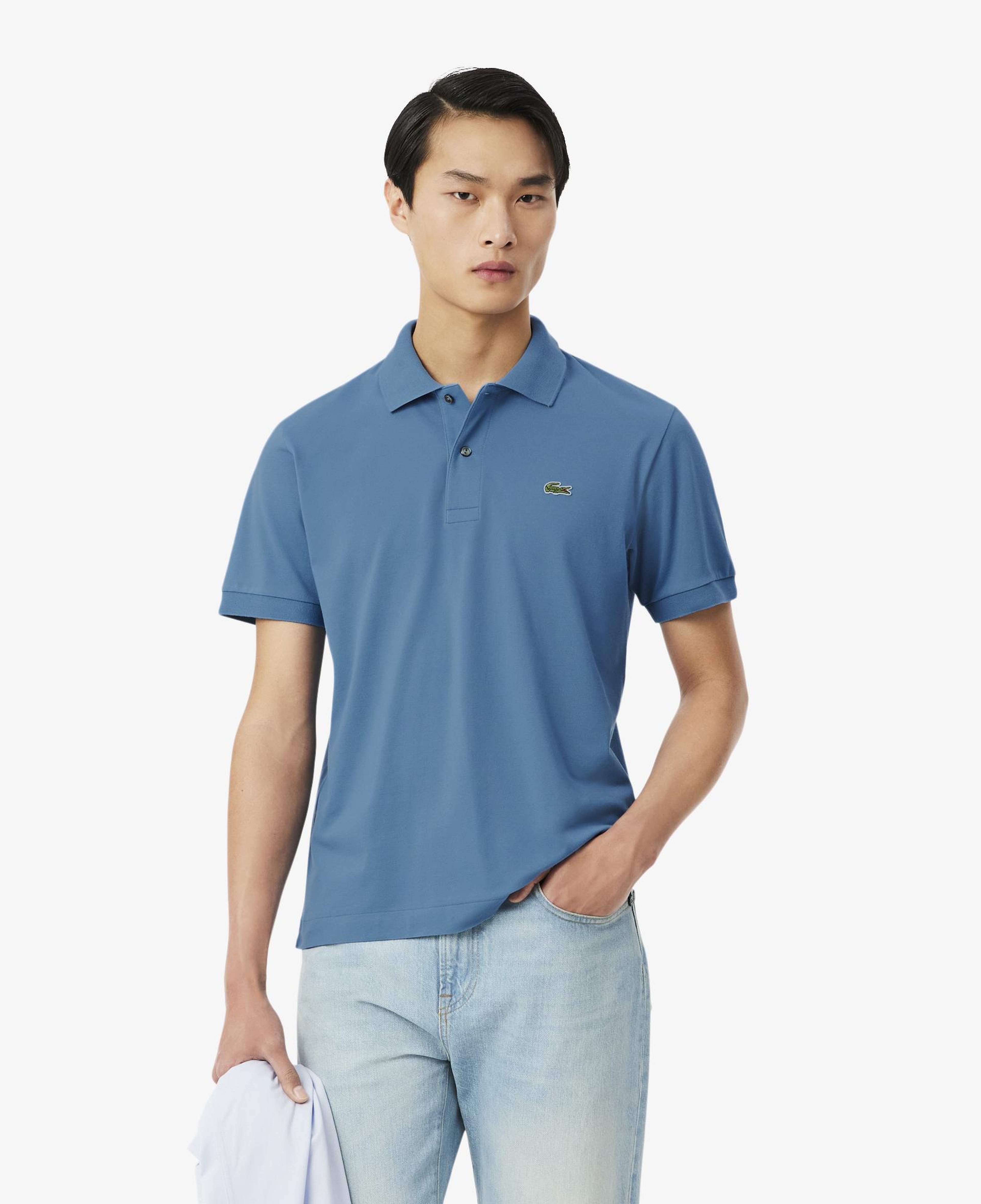 L.12.12 Light Erkek Classic Fit Mavi Polo