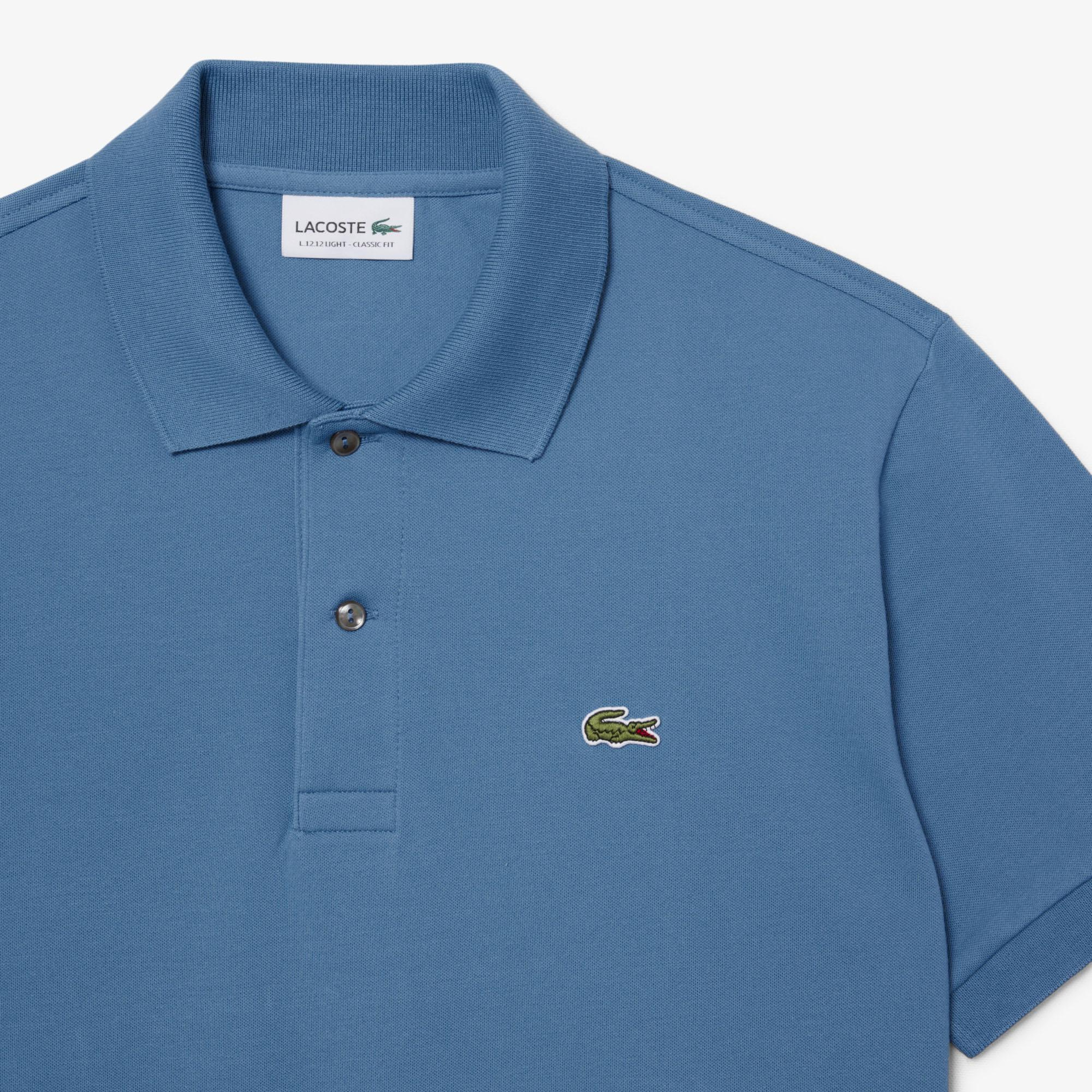 L.12.12 Light Erkek Classic Fit Mavi Polo