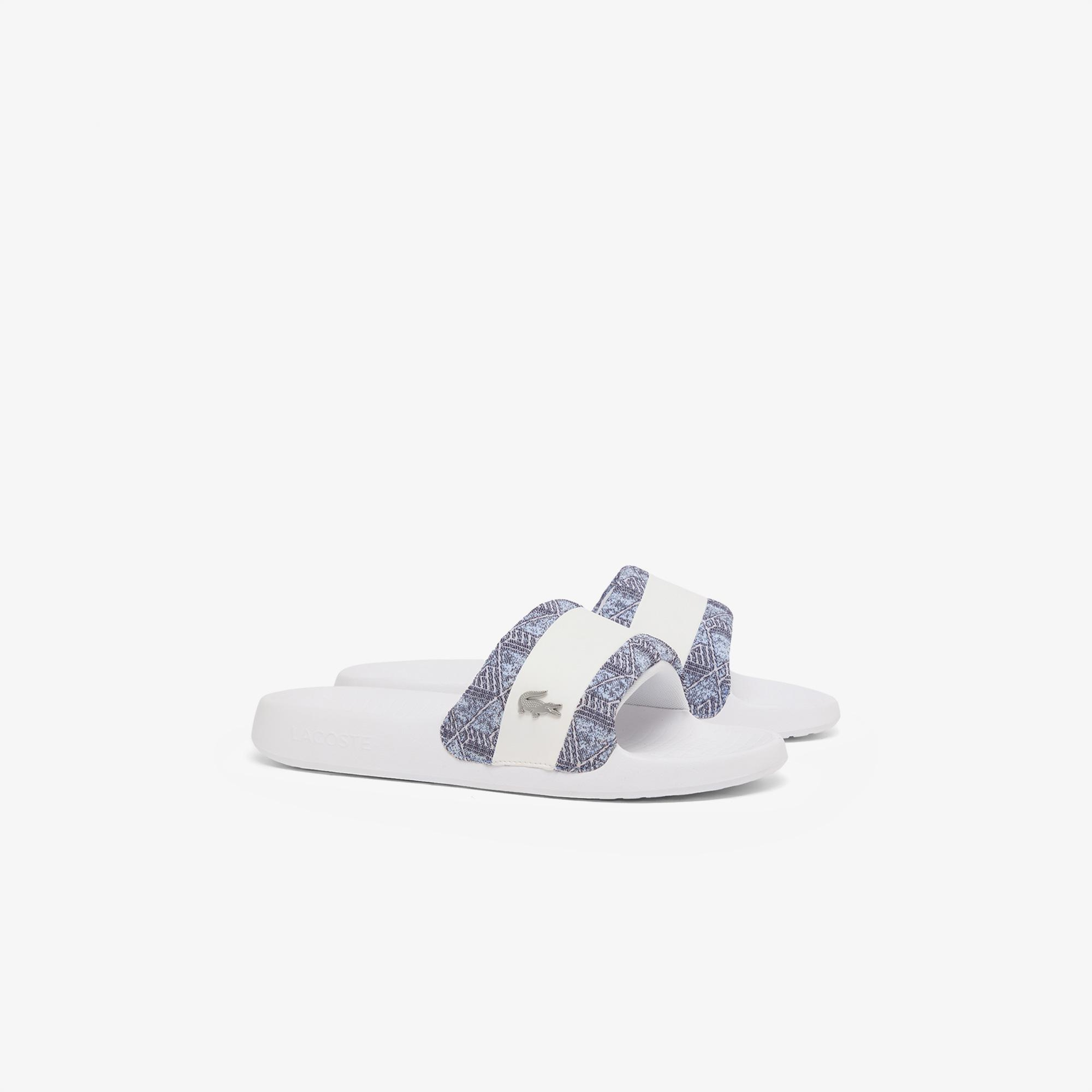 Lacoste Serve Slide Hybrid Erkek Beyaz Terlik