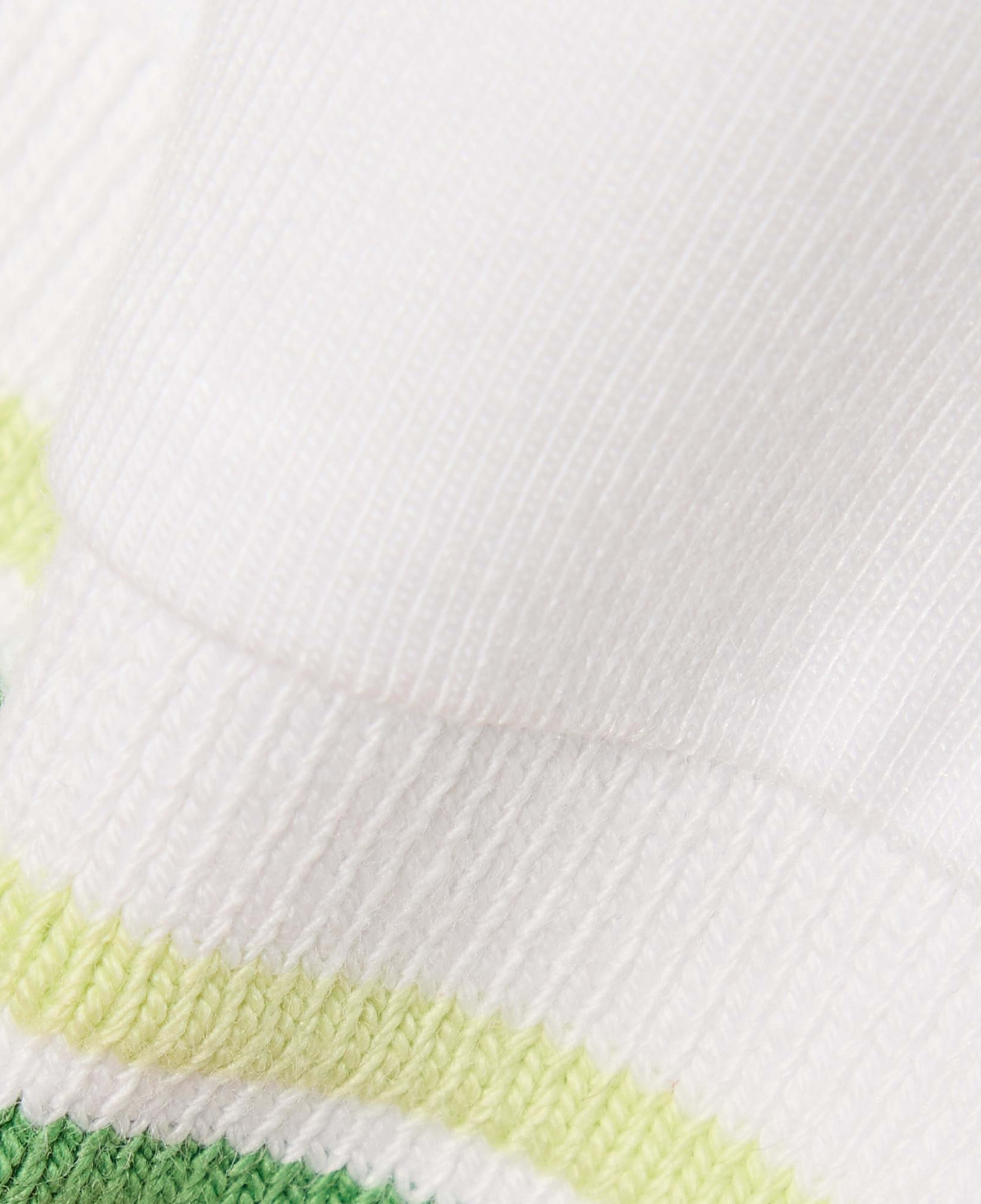 Kadın Flare Fit Kısa Kollu Polo Yaka Organik Pamuk Beyaz Elbise