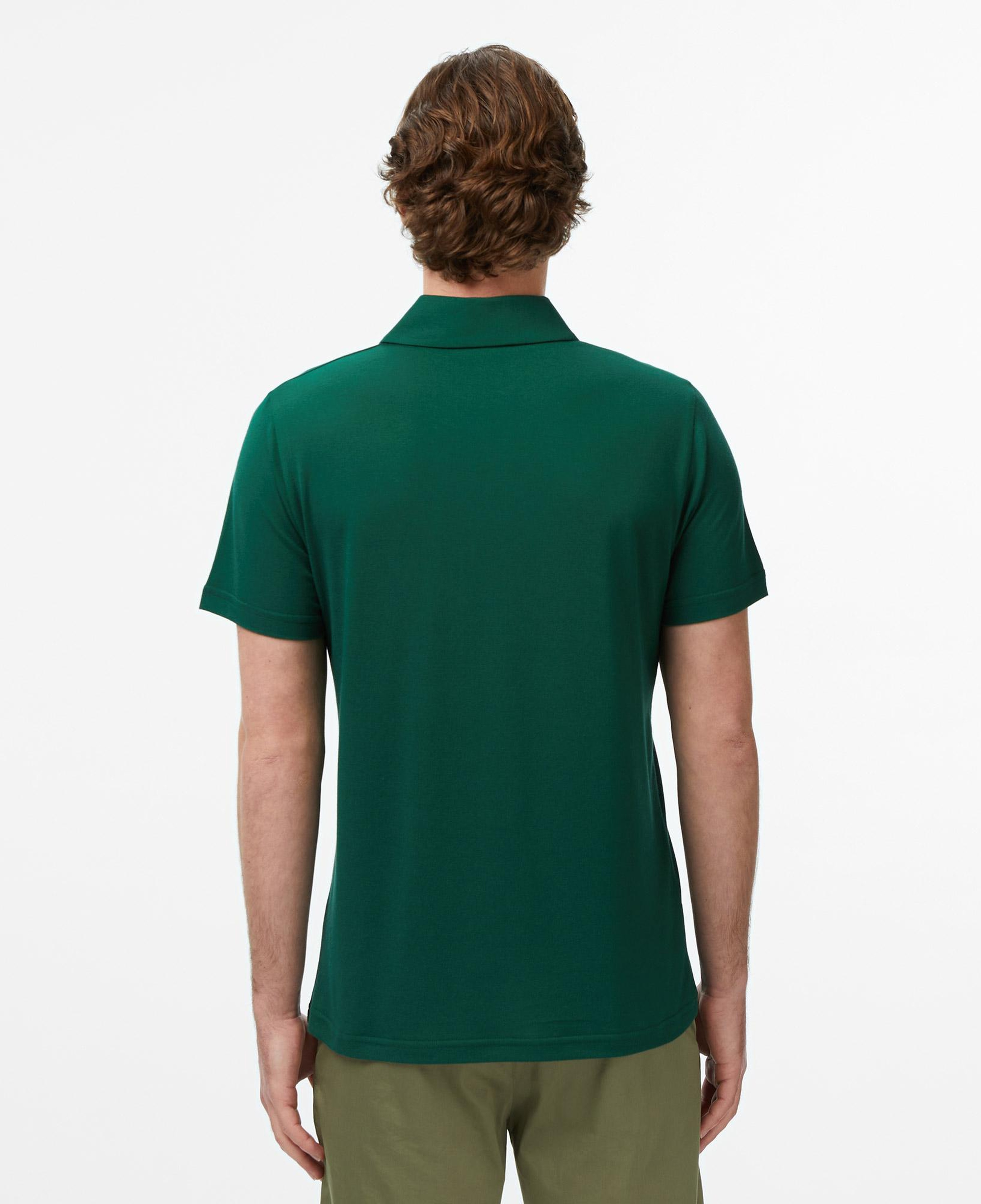 Erkek Regular Fit Koyu Yeşil Polo