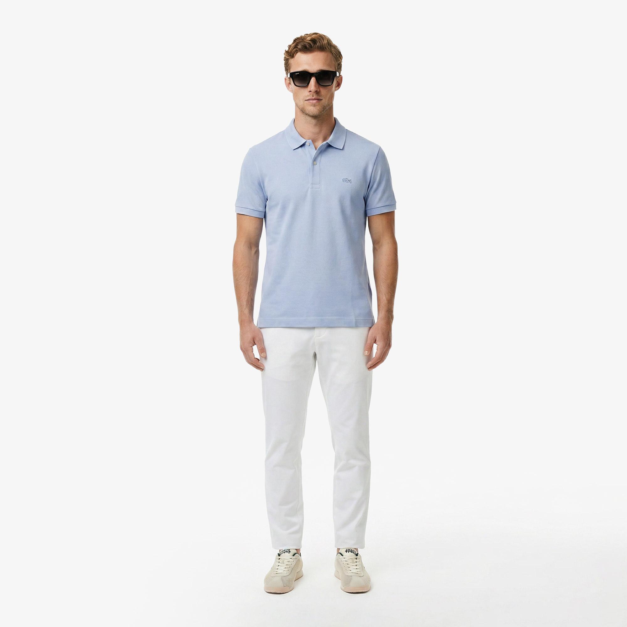 Erkek Regular Fit Mavi Paris Polo