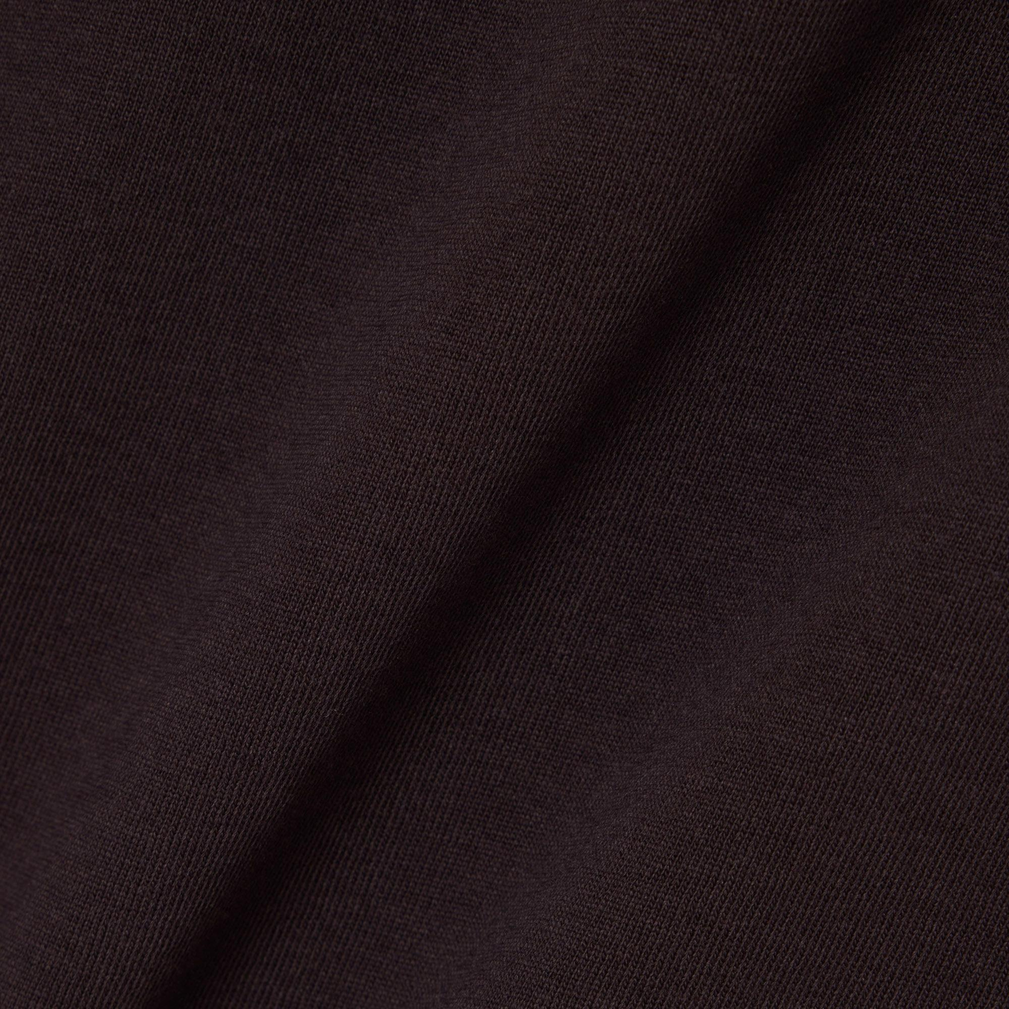 Erkek Loose Fit Bisiklet Yaka Kahverengi T-Shirt
