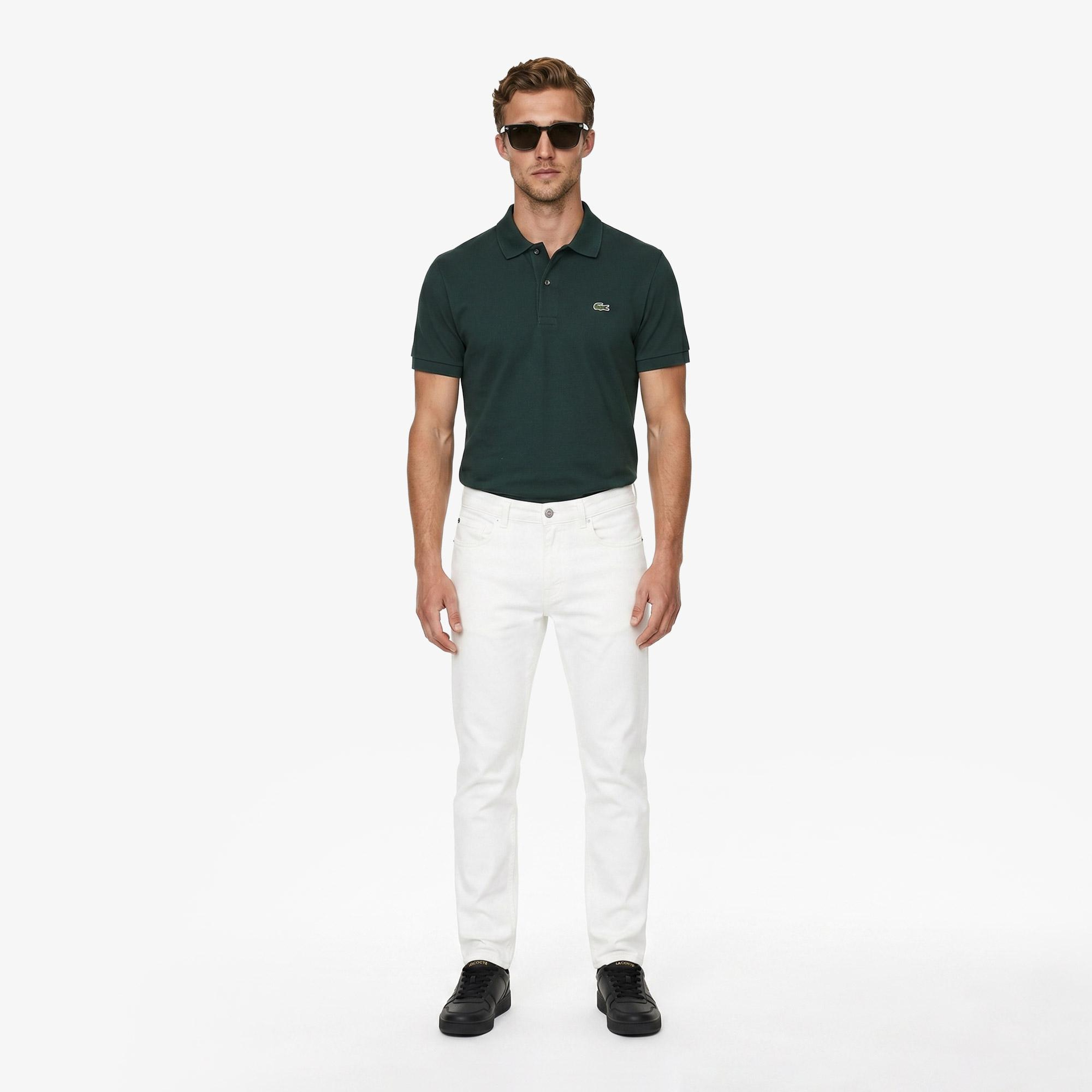 L.12.12 Light Erkek Classic Fit Yeşil Polo