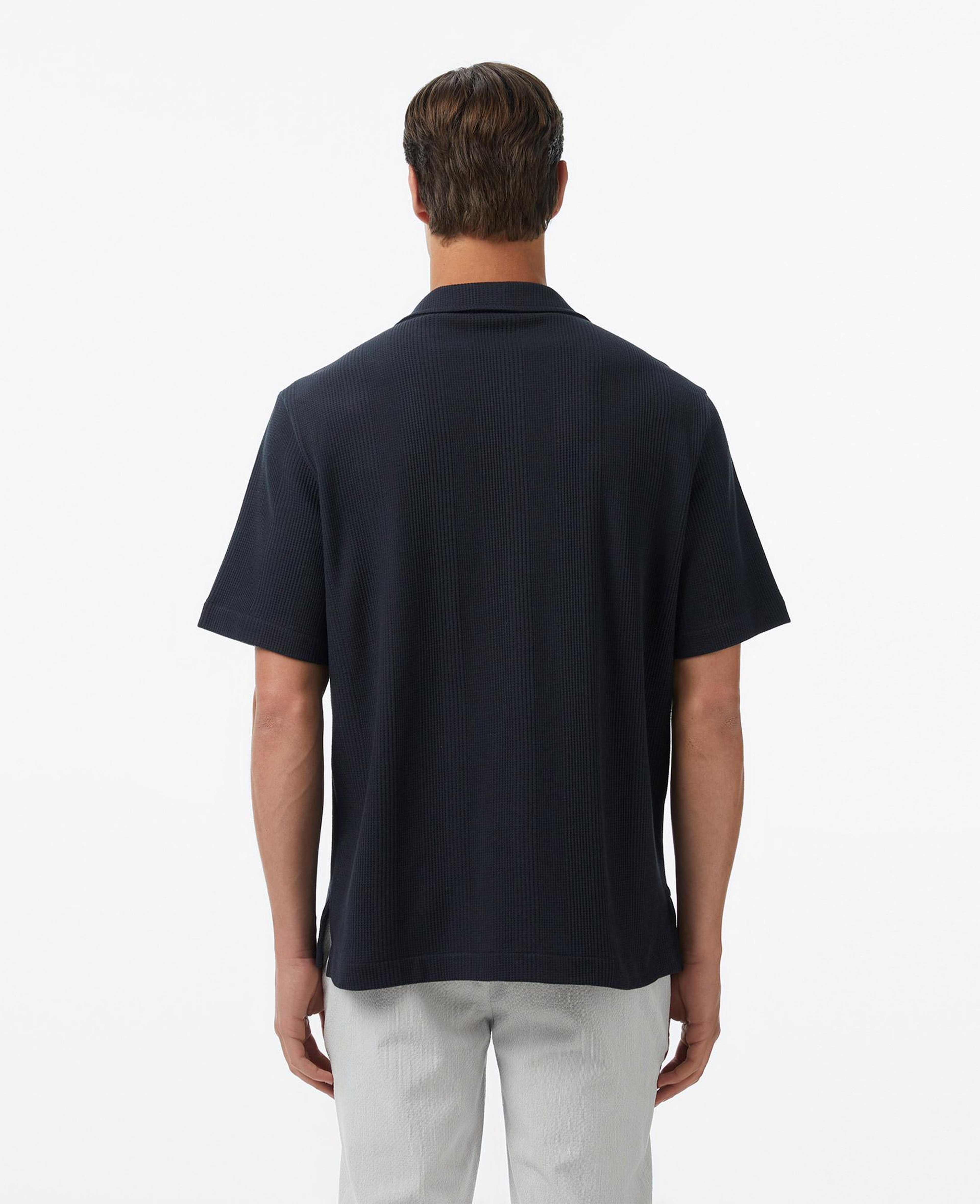 Erkek Relaxed Fit Kısa Kollu Koyu Gri Gömlek