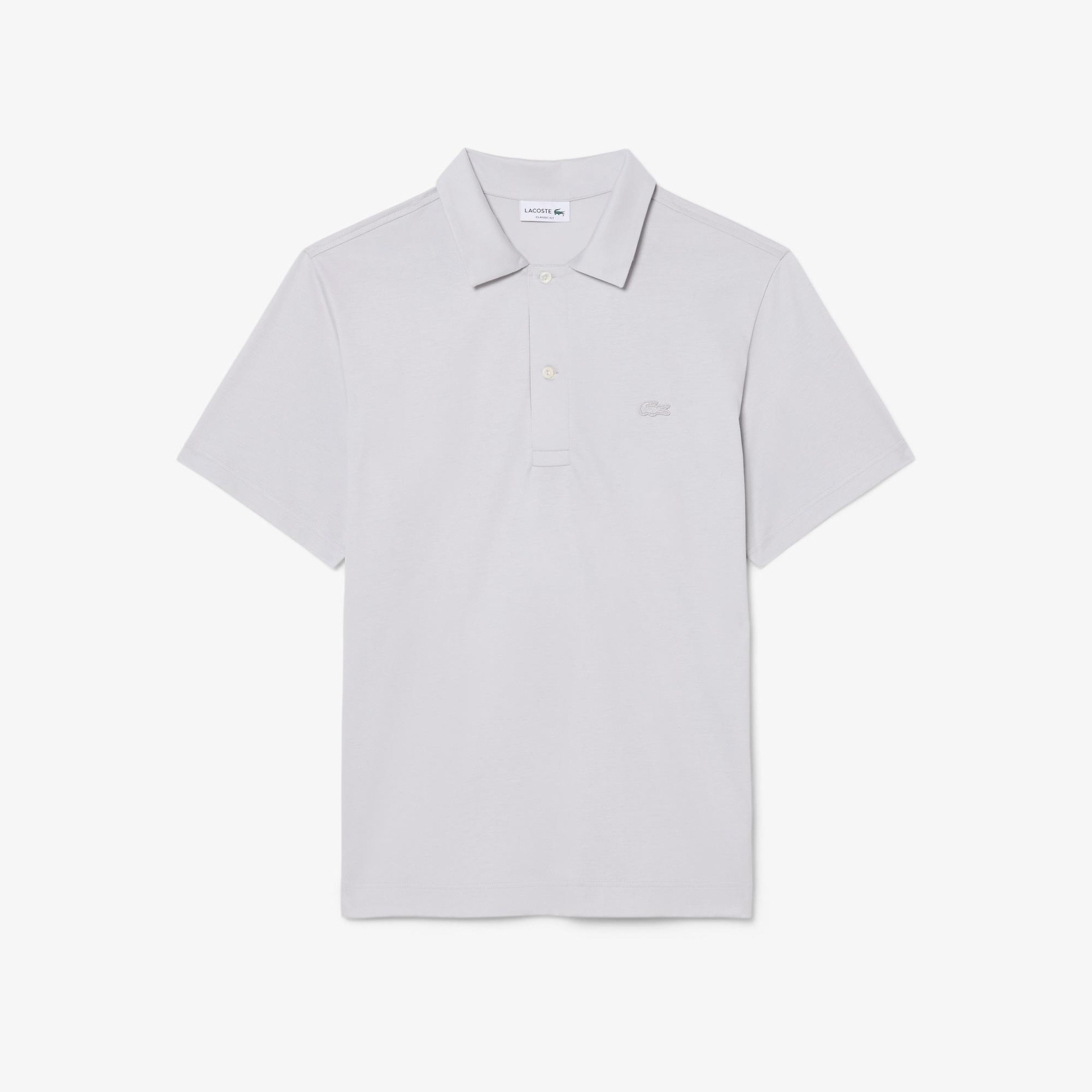 Erkek Classic Fit Gri Paris Polo