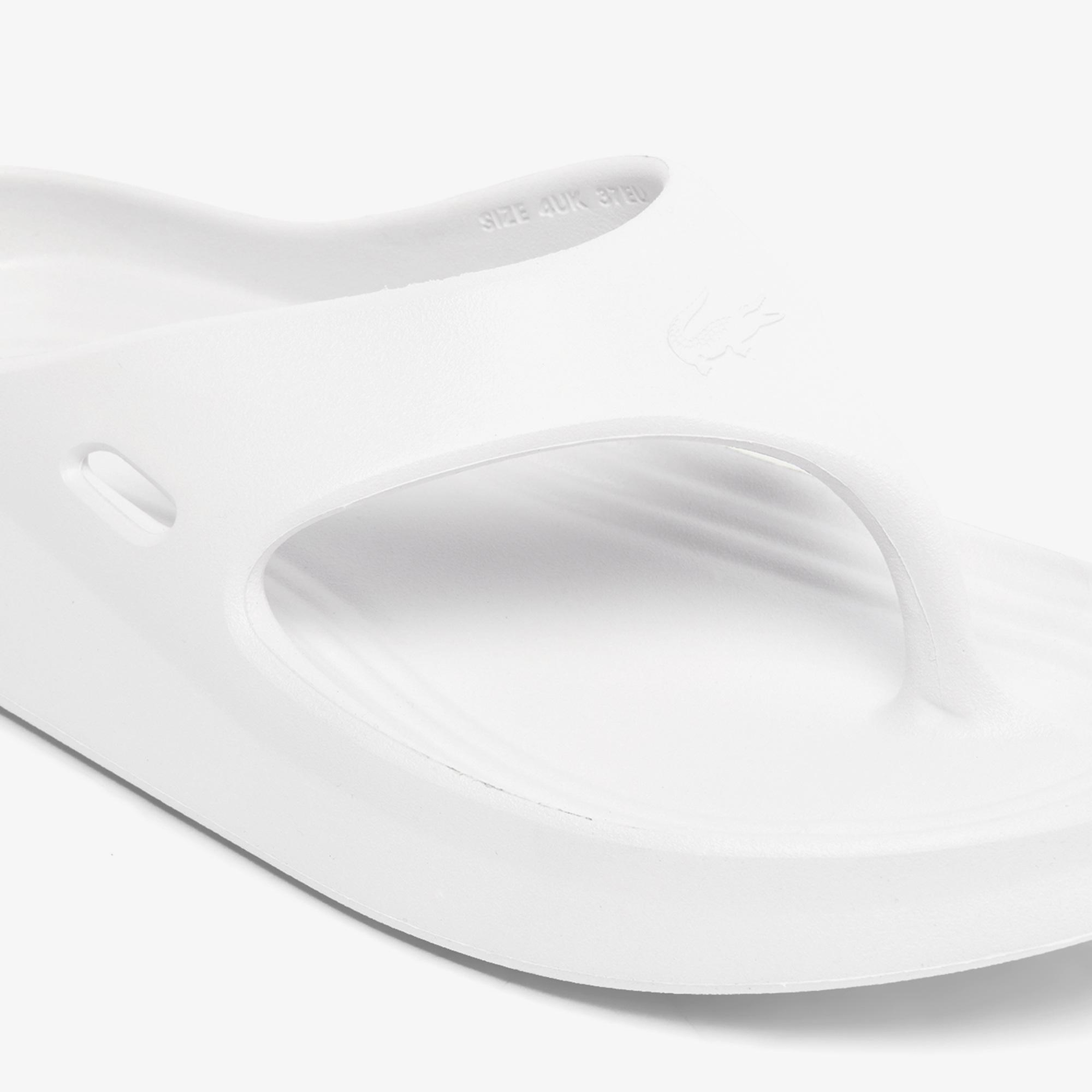 Meduz Flip Flop Kadın Beyaz Terlik