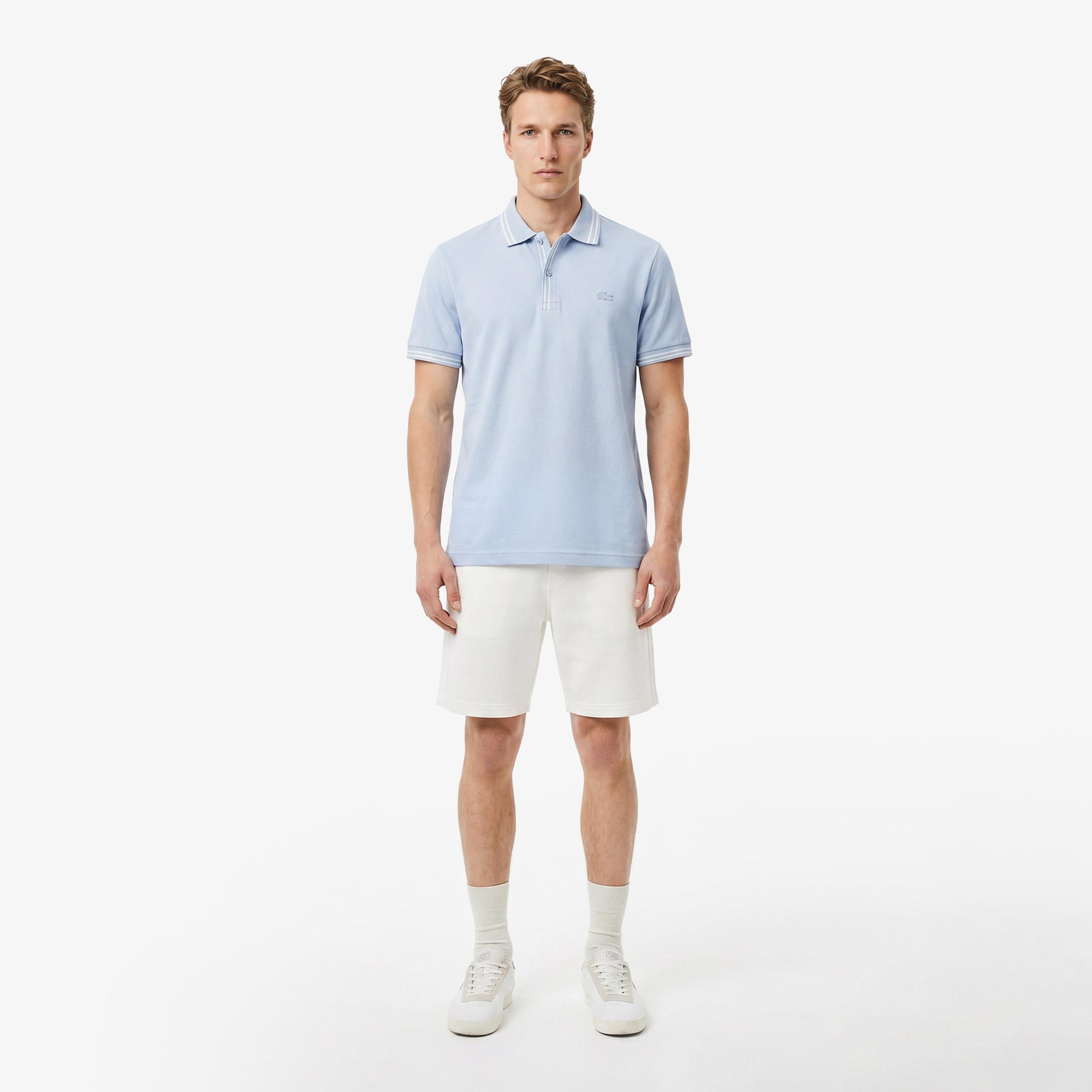 Erkek Regular Fit Mavi Polo