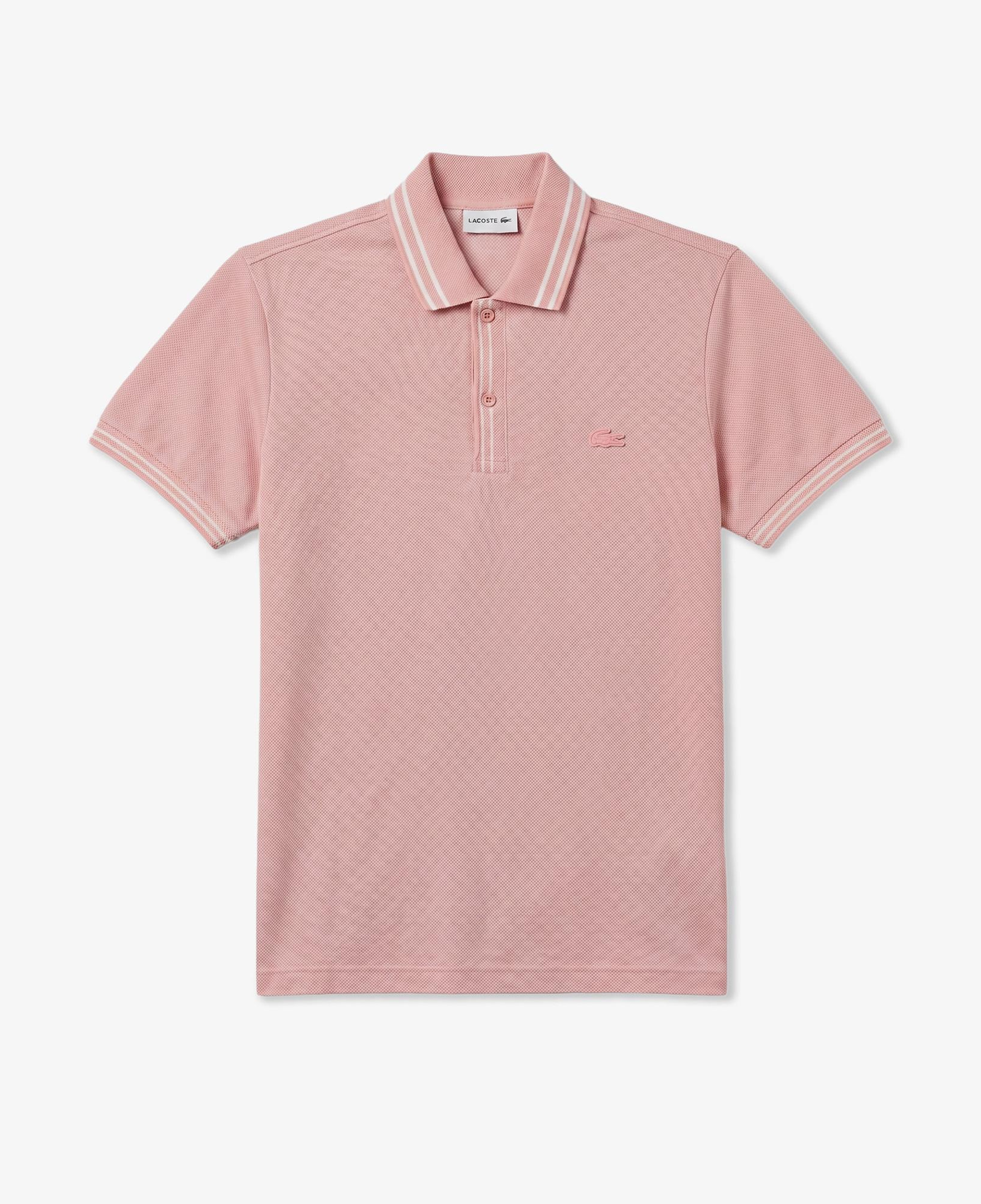 Erkek Regular Fit Pembe Polo
