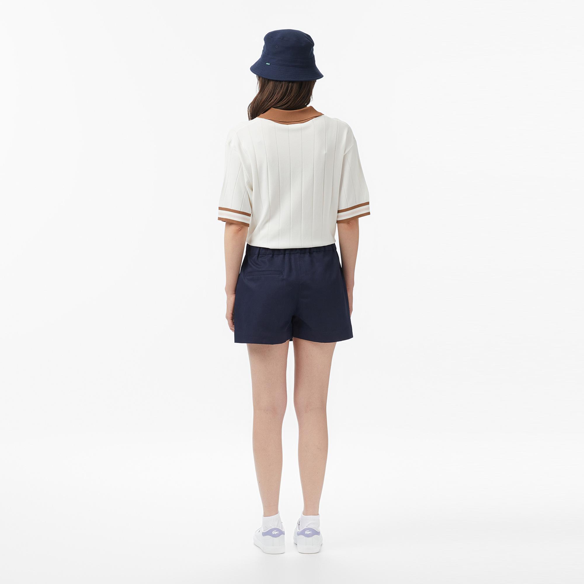 Kadın Classic Fit Lacivert Etek