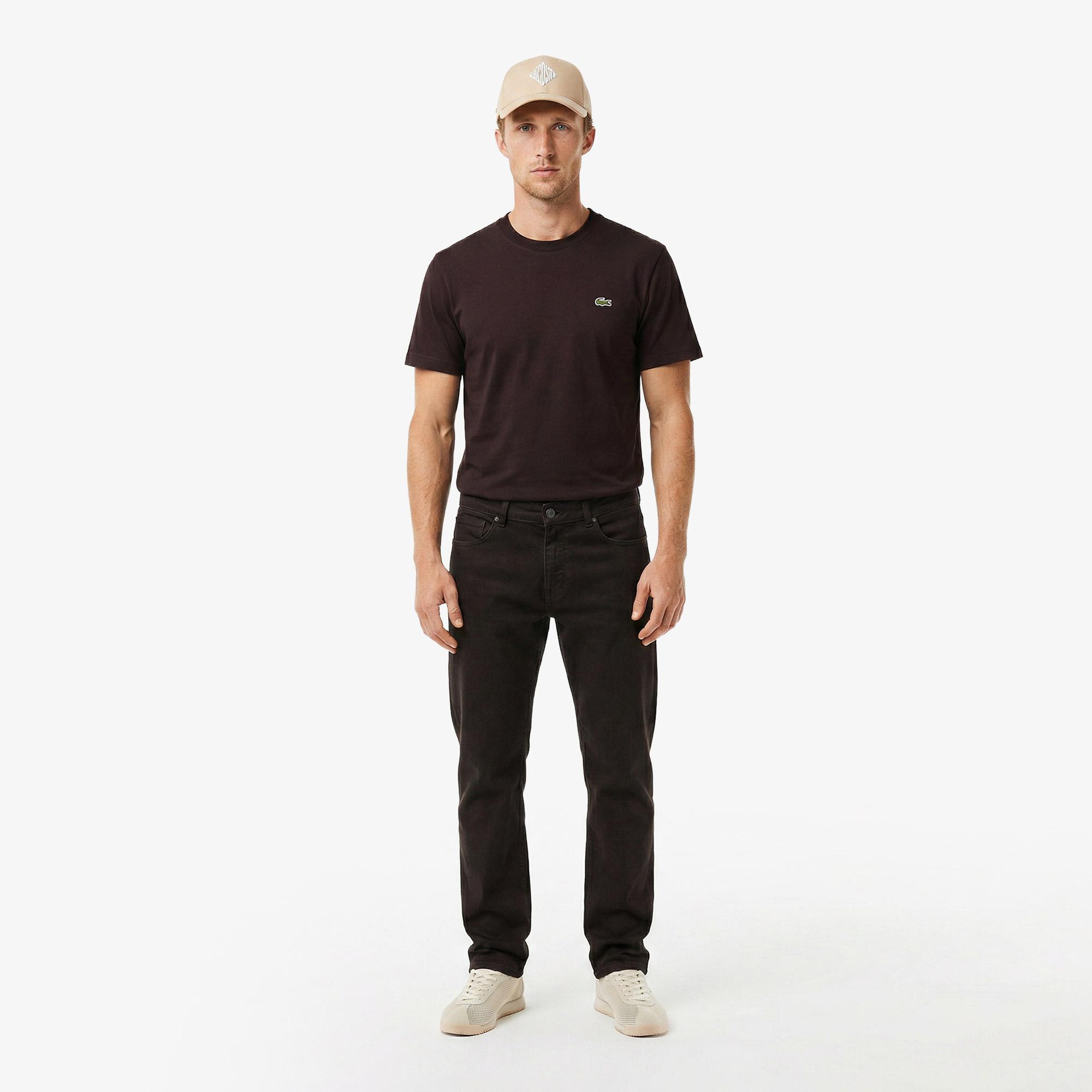 Erkek Slim Fit Kahverengi Pantolon