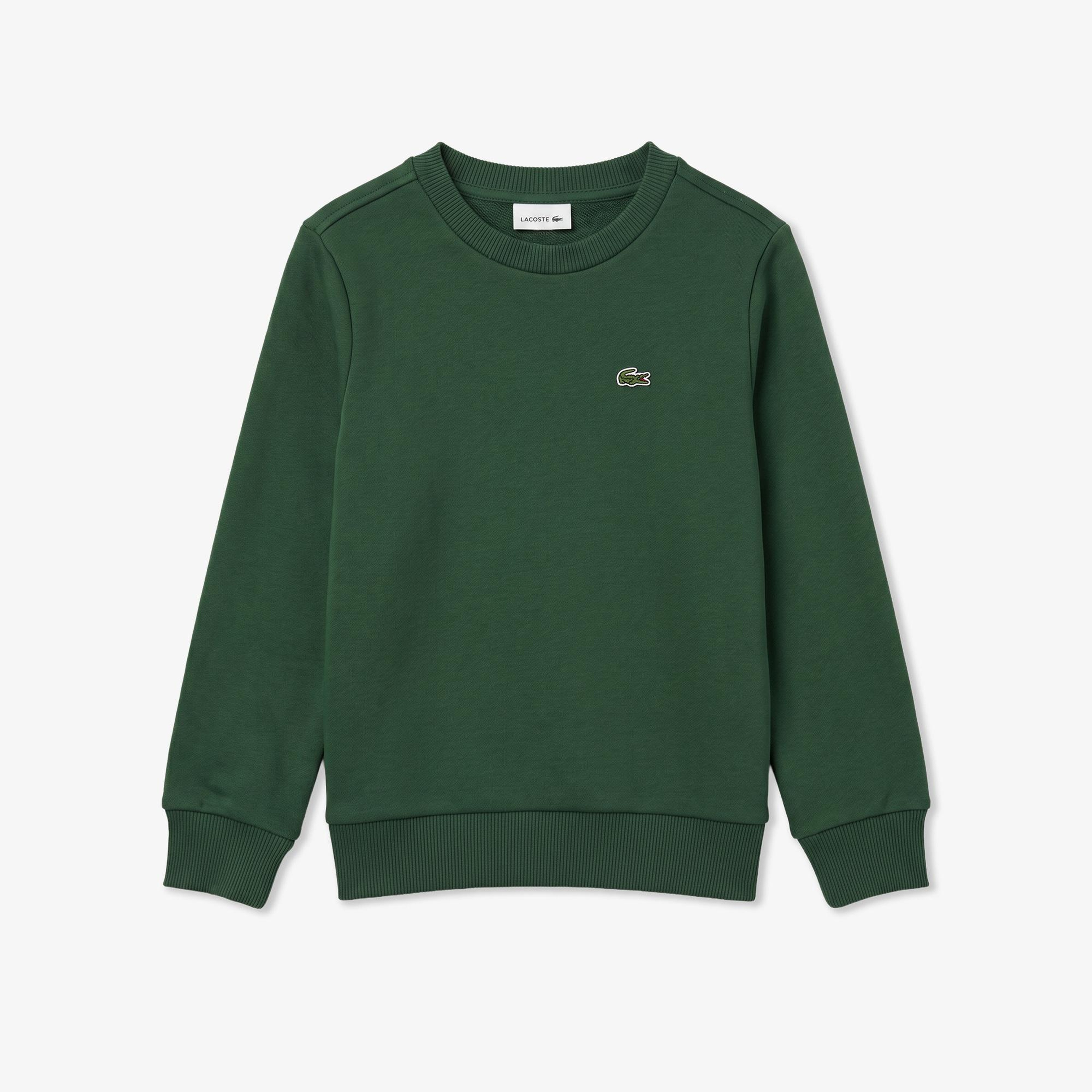 Çocuk Bisiklet Yaka Yeşil Sweatshirt
