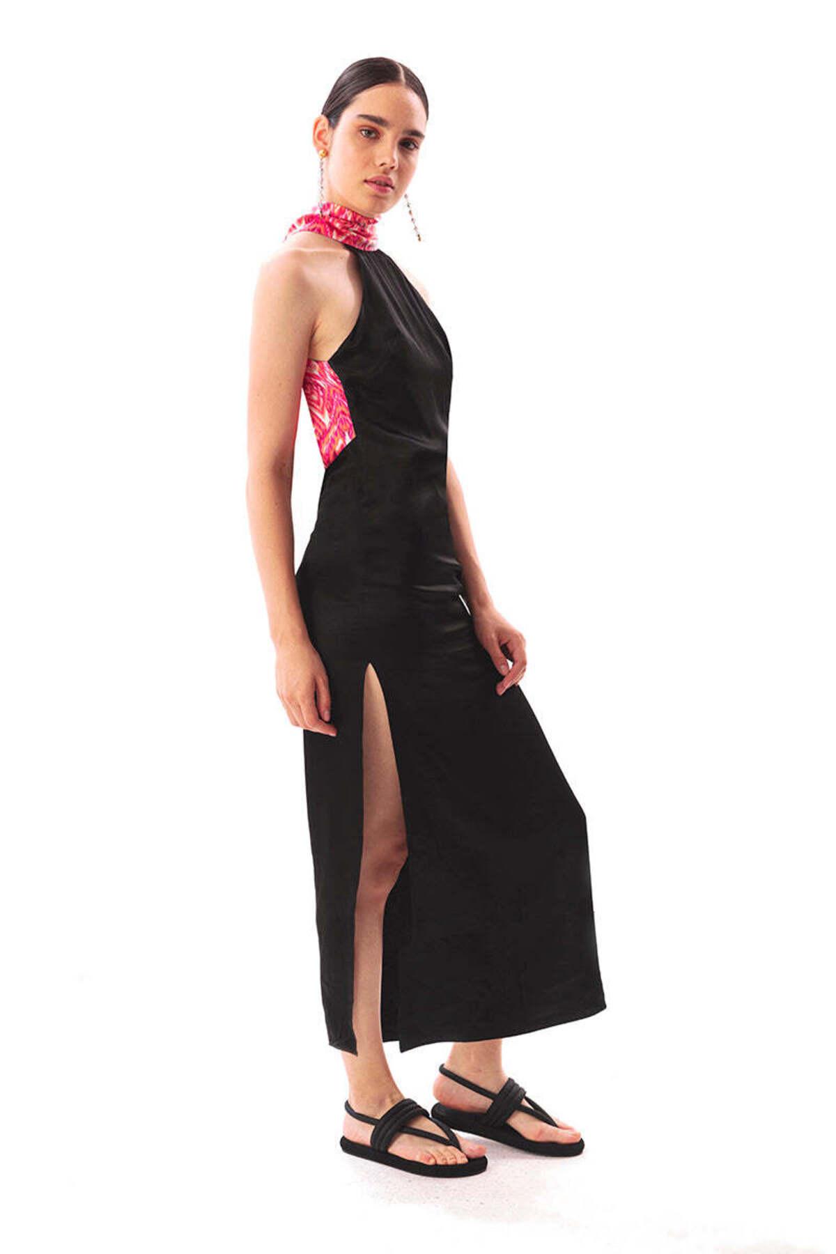 VEGA HALTER YAKA ELBİSE
