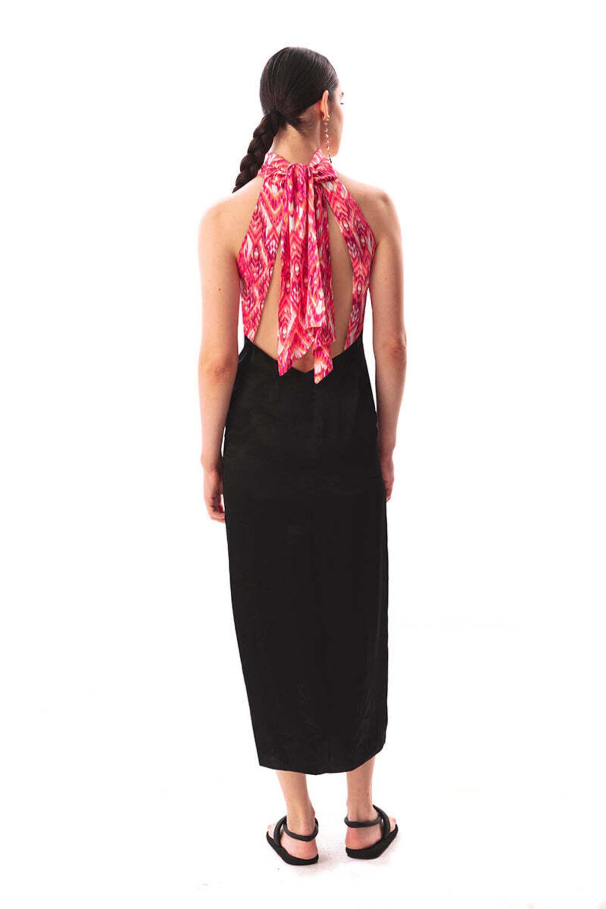 VEGA HALTER YAKA ELBİSE