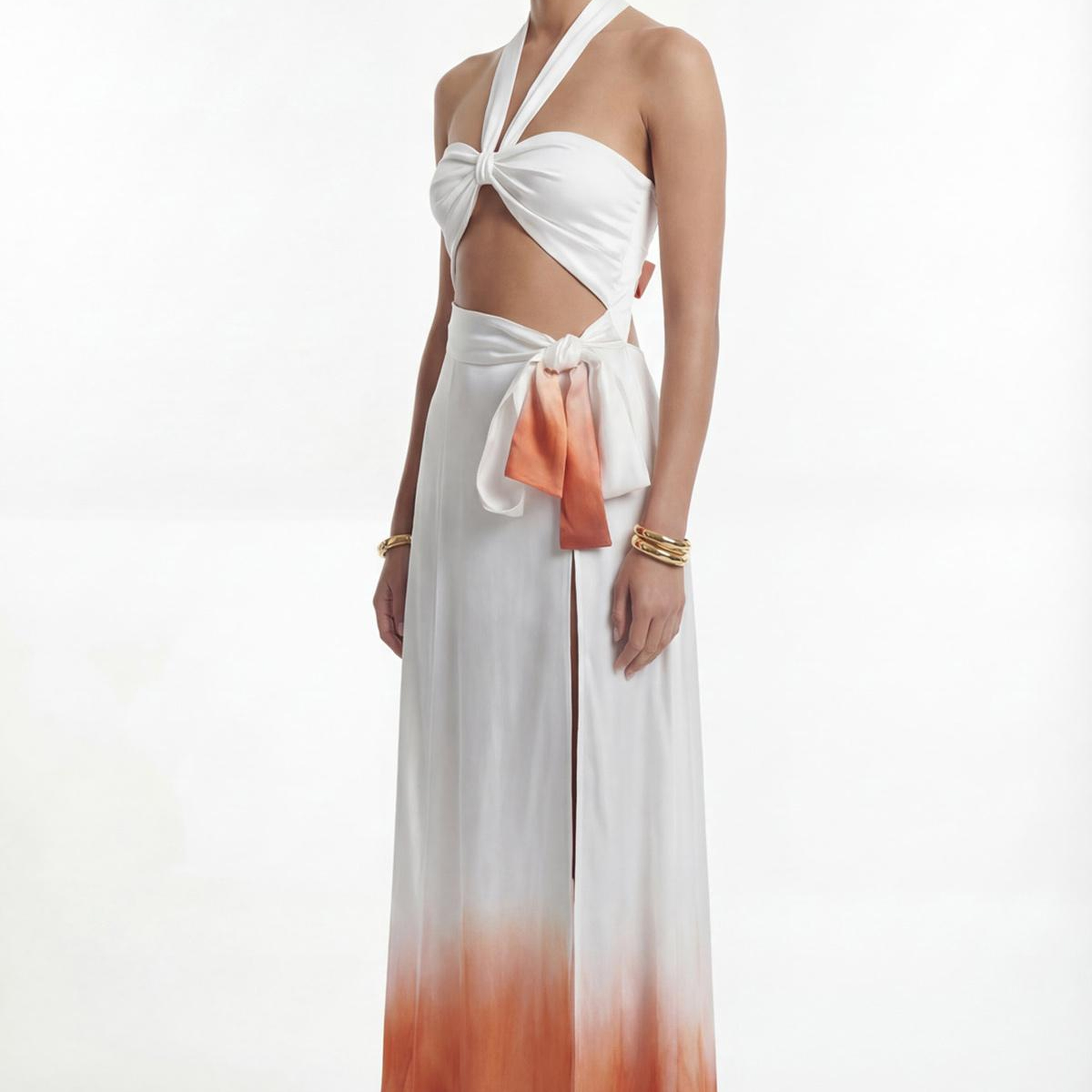 GRACE MIDRIFF DEKOLTELİ ELBİSE