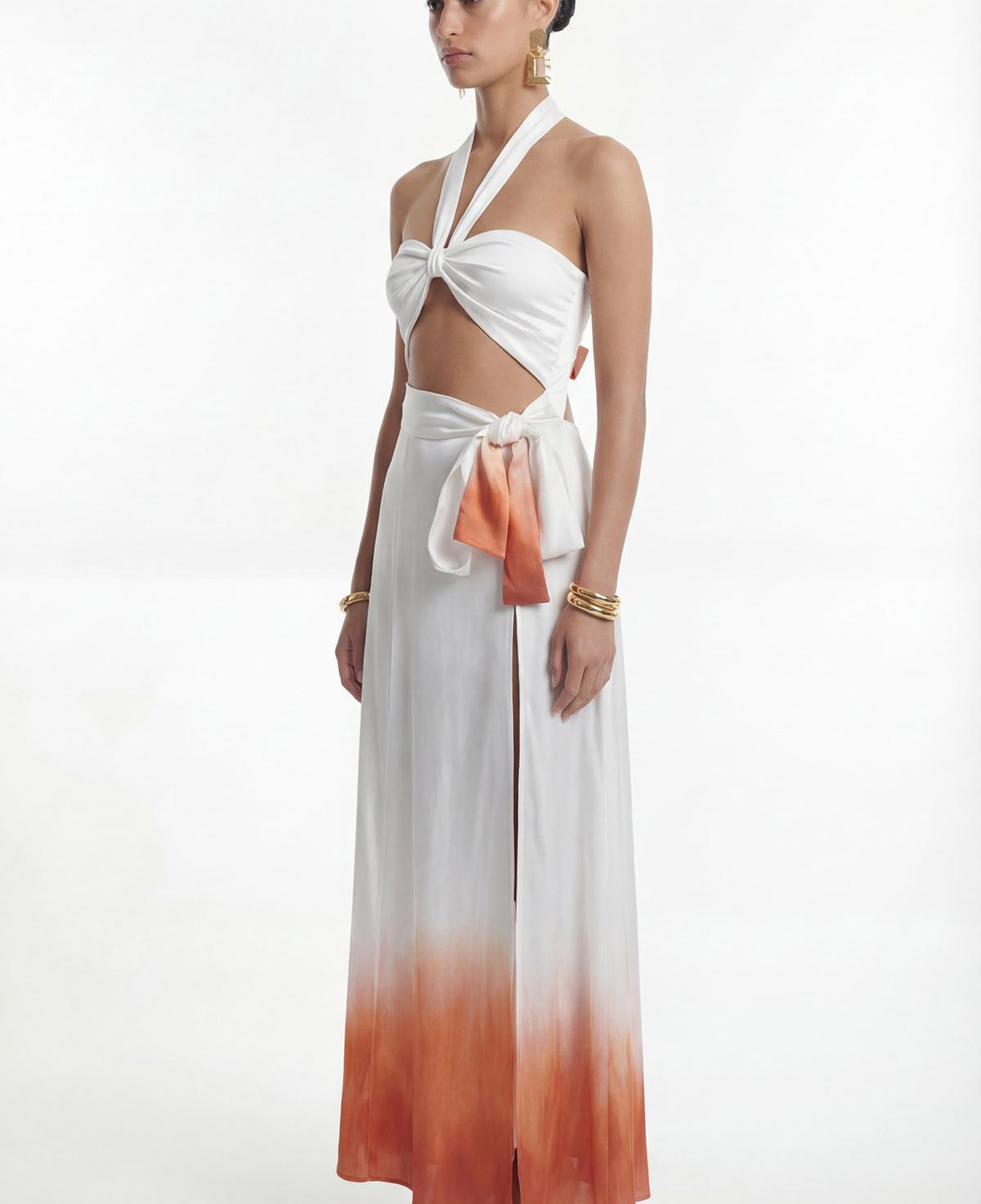 GRACE MIDRIFF DEKOLTELİ ELBİSE